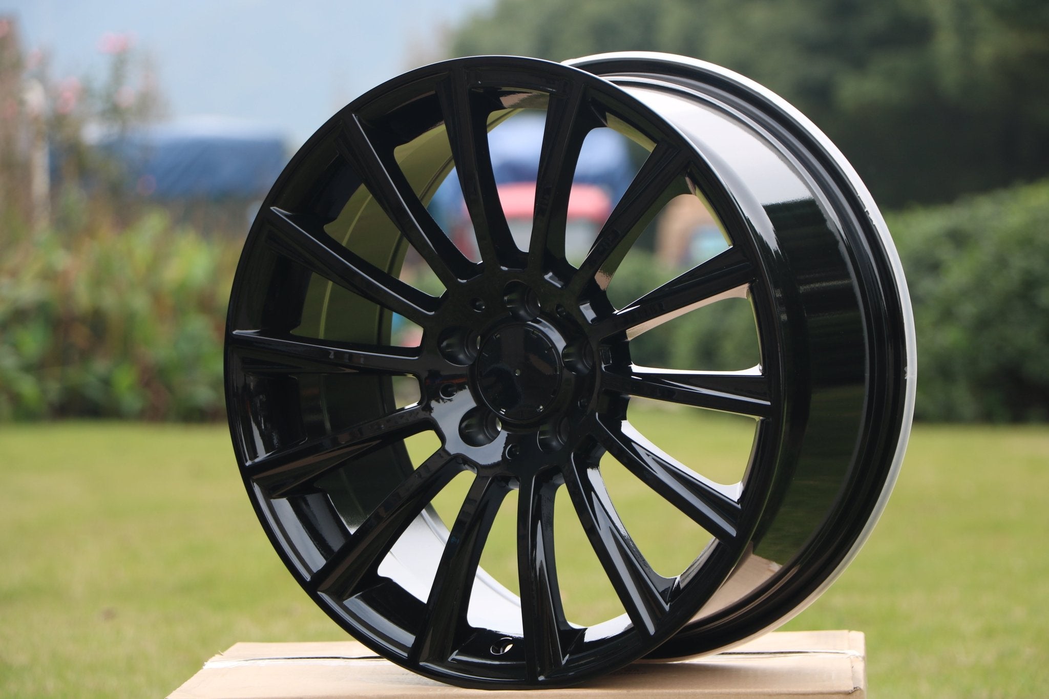 W813 Gloss Black 22x10.0 ET45 5x112 CB66.6 - Gun Hill Tire House (WTW - WHOLESALE TIRES & WHEELS)
