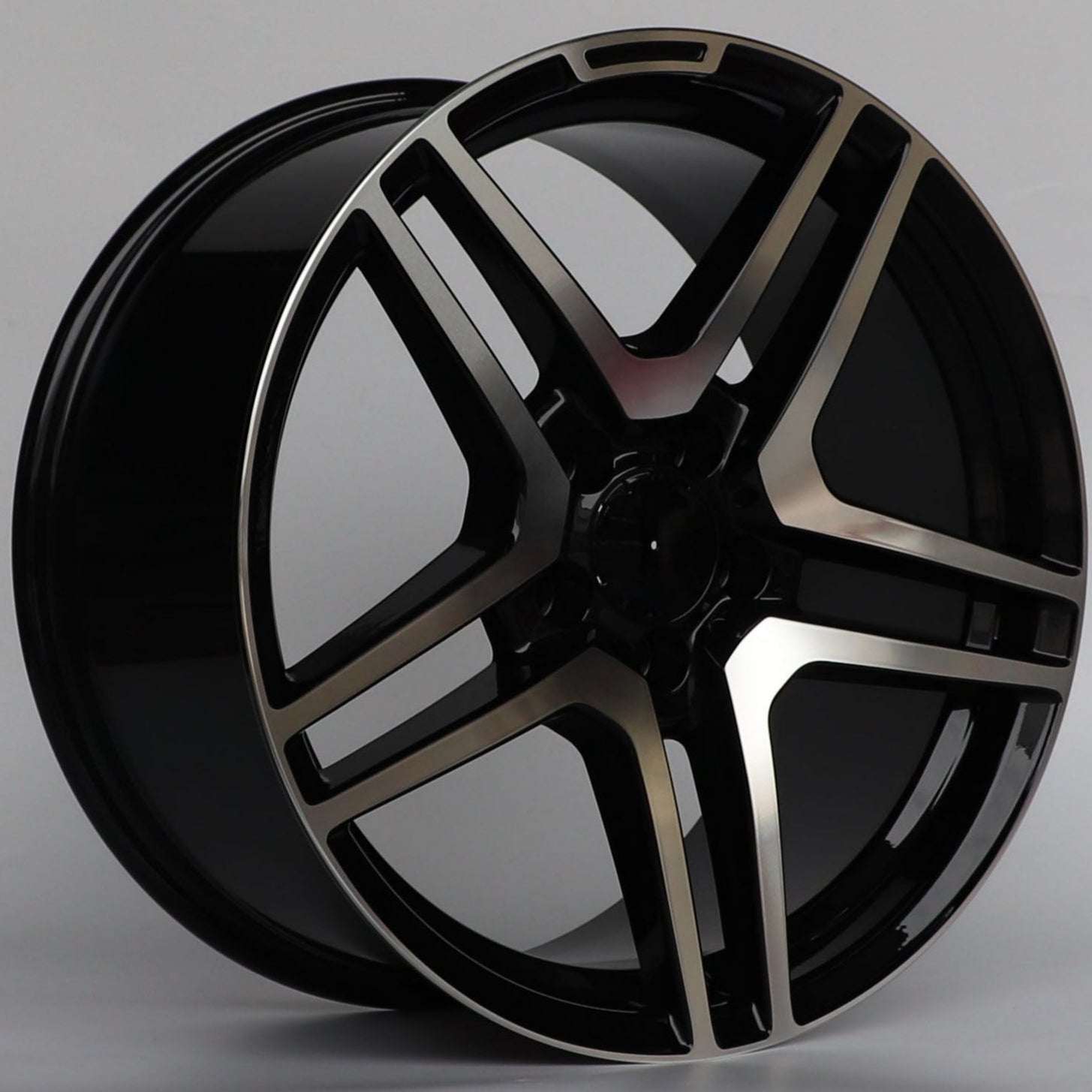 W815 Gunmetal Machined Face 20*9.5 ET35 5*112 CB66.56 - Gun Hill Tire House (WTW - WHOLESALE TIRES & WHEELS)