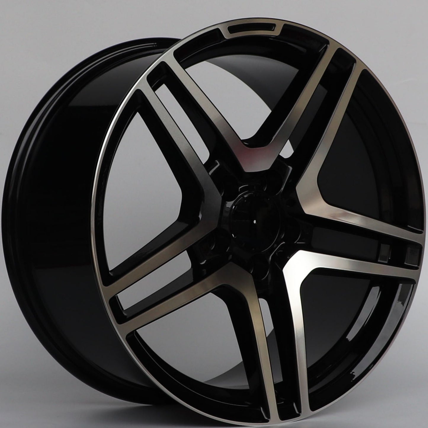 W815 Black Machined Face 20x9.5 ET35 5x112 CB66.6 - Gun Hill Tire House (WTW - WHOLESALE TIRES & WHEELS)