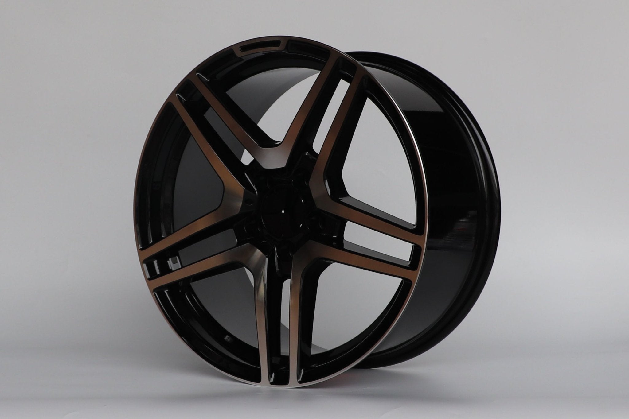 W815 Gunmetal Machined Face 20*9.5 ET35 5*112 CB66.56 - Gun Hill Tire House (WTW - WHOLESALE TIRES & WHEELS)