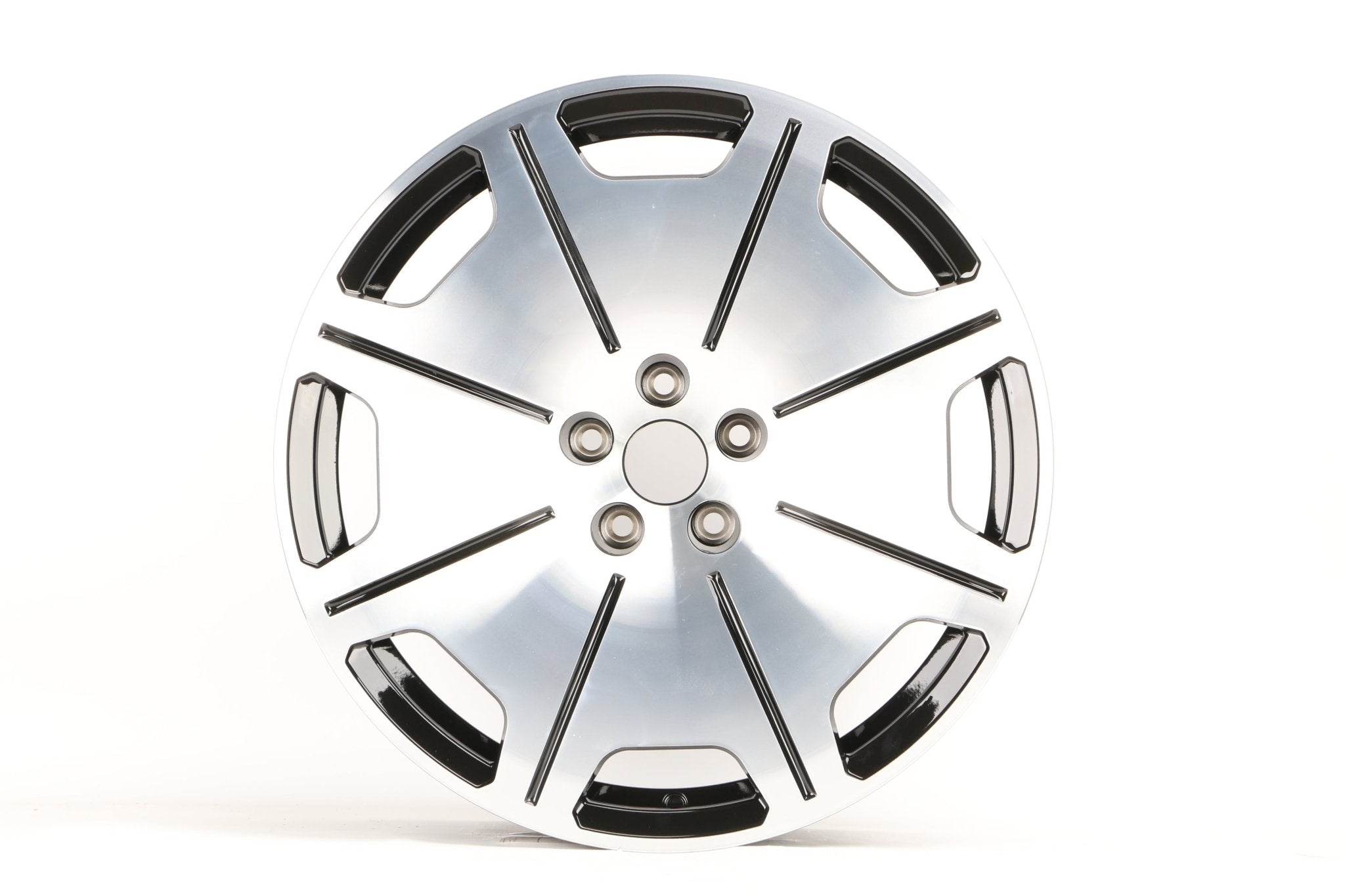 W816 IVF - 3052 Black Machined Face 20x9.0 ET30 5x112 CB66.45 - Gun Hill Tire House (WTW - WHOLESALE TIRES & WHEELS)