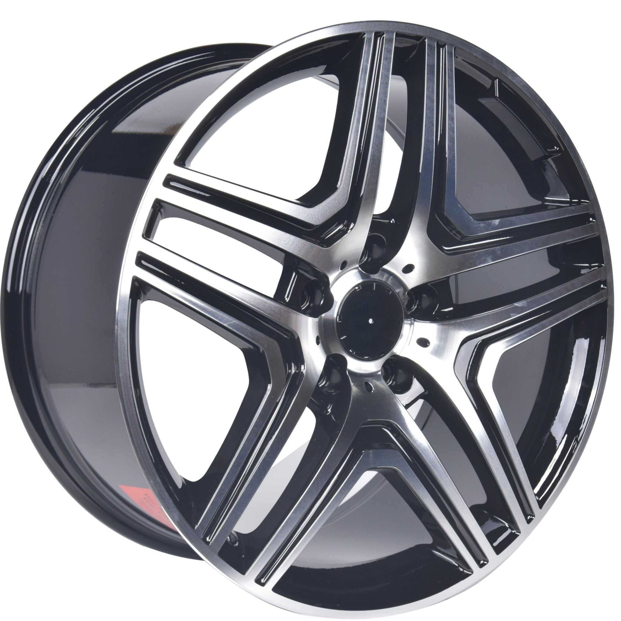 W824 157 Black Machined Face 22x10.0 ET45 5x130 CB84.1 - Gun Hill Tire House (WTW - WHOLESALE TIRES & WHEELS)