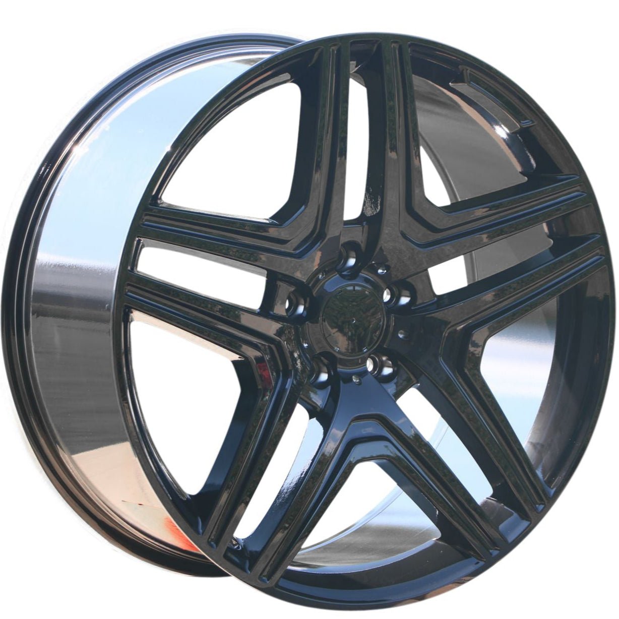 W824 Gloss Black 22x10.0 ET48 5x112 CB66.6 - Gun Hill Tire House (WTW - WHOLESALE TIRES & WHEELS)