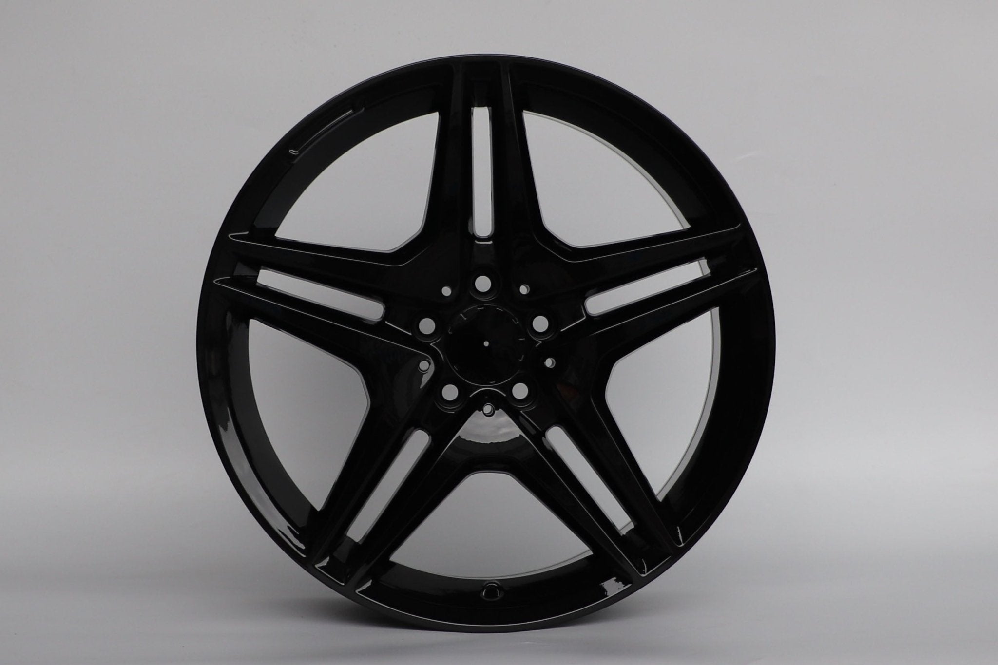 W828 496 Gloss Black 19x9.5 ET35 5x112 CB 66.6 - Gun Hill Tire House (WTW - WHOLESALE TIRES & WHEELS)