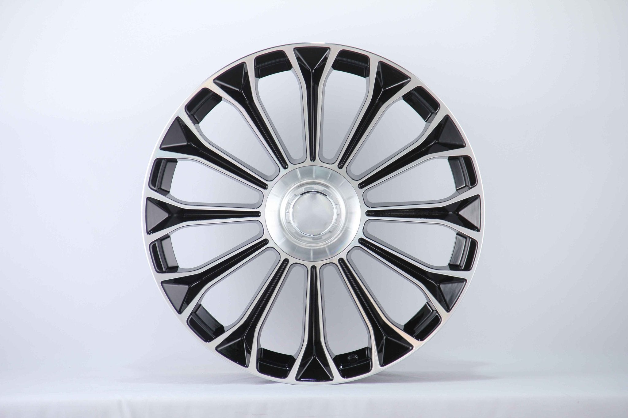 W833 iV - 313B Black Machined Face 20x8.5 ET38 5x112 CB66.6 - Gun Hill Tire House (WTW - WHOLESALE TIRES & WHEELS)