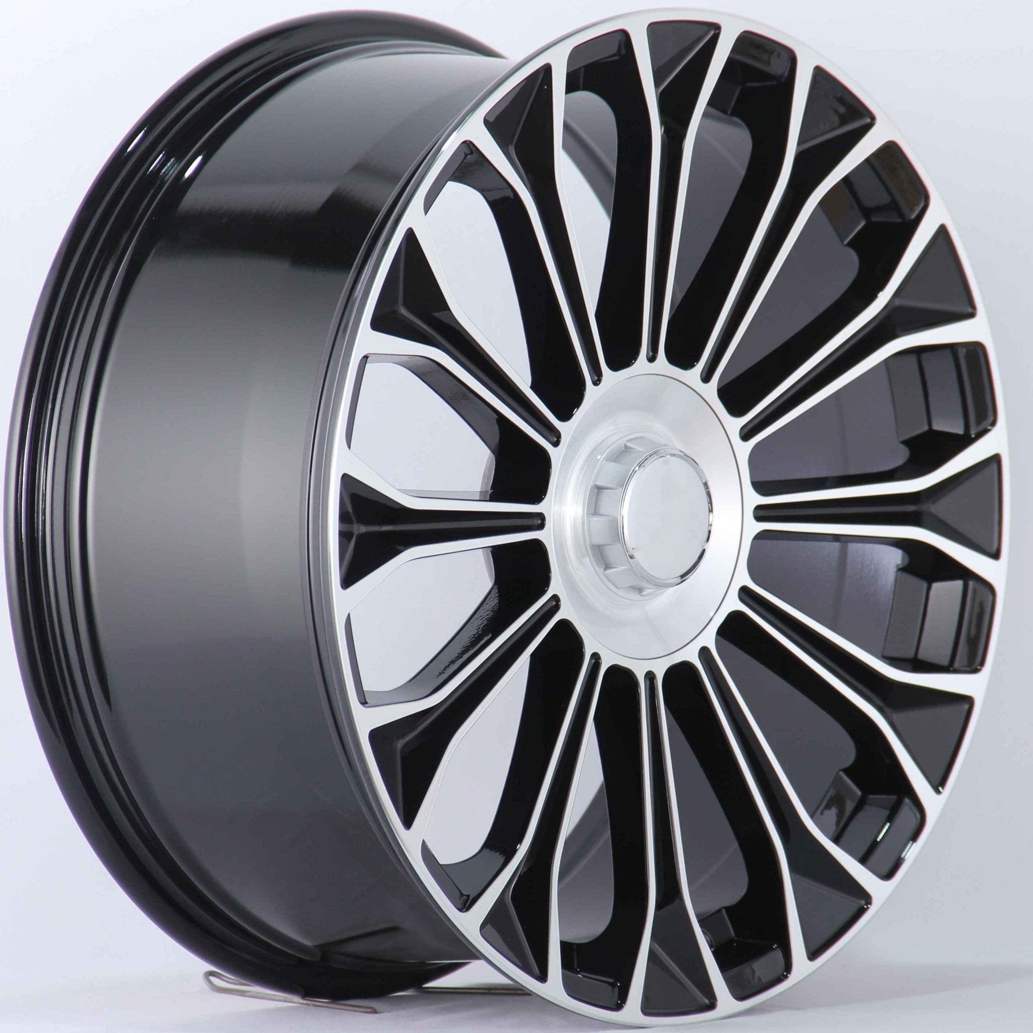 W833 iV - 313B Black Machined Face 20x8.5 ET38 5x112 CB66.6 - Gun Hill Tire House (WTW - WHOLESALE TIRES & WHEELS)