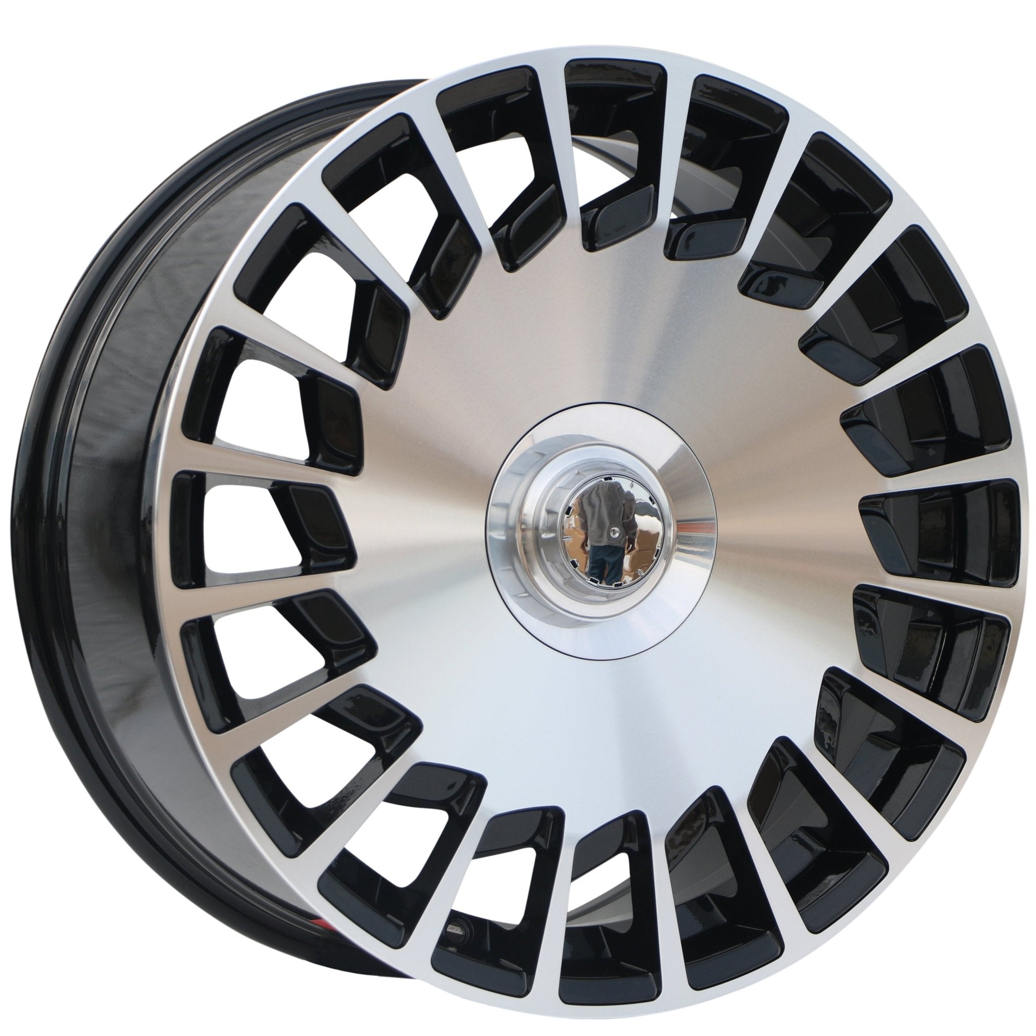 W835 Black Machined Face 20x8.5 ET35 5x112 CB66.6 - Gun Hill Tire House (WTW - WHOLESALE TIRES & WHEELS)