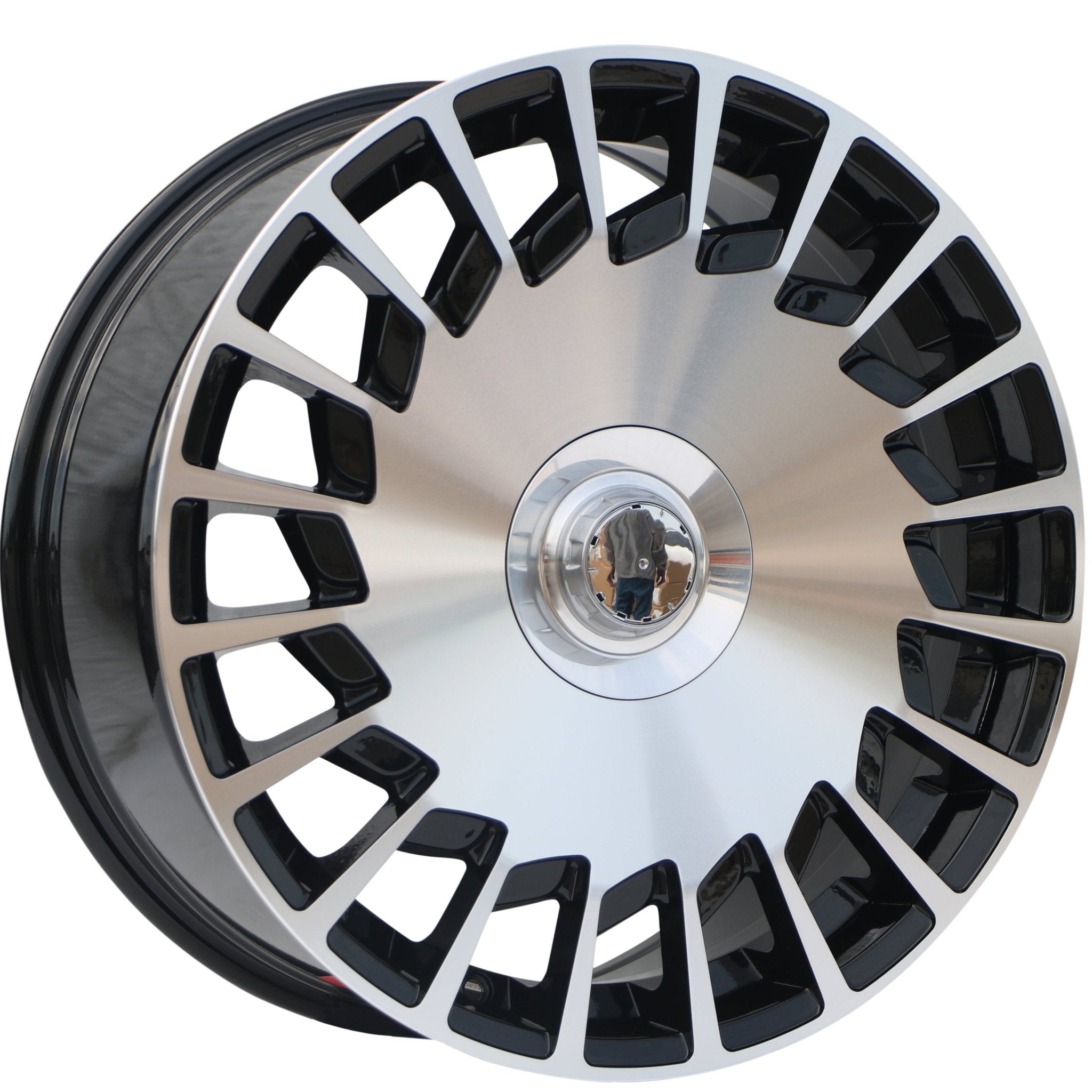 W835 Black Machined Face 20x9.5 ET35 5x112 CB66.6 - Gun Hill Tire House (WTW - WHOLESALE TIRES & WHEELS)