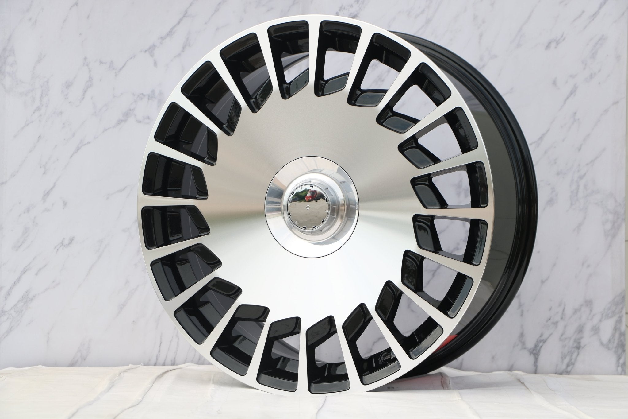 W835 Black Machined Face 20x8.5 ET35 5x112 CB66.6 - Gun Hill Tire House (WTW - WHOLESALE TIRES & WHEELS)