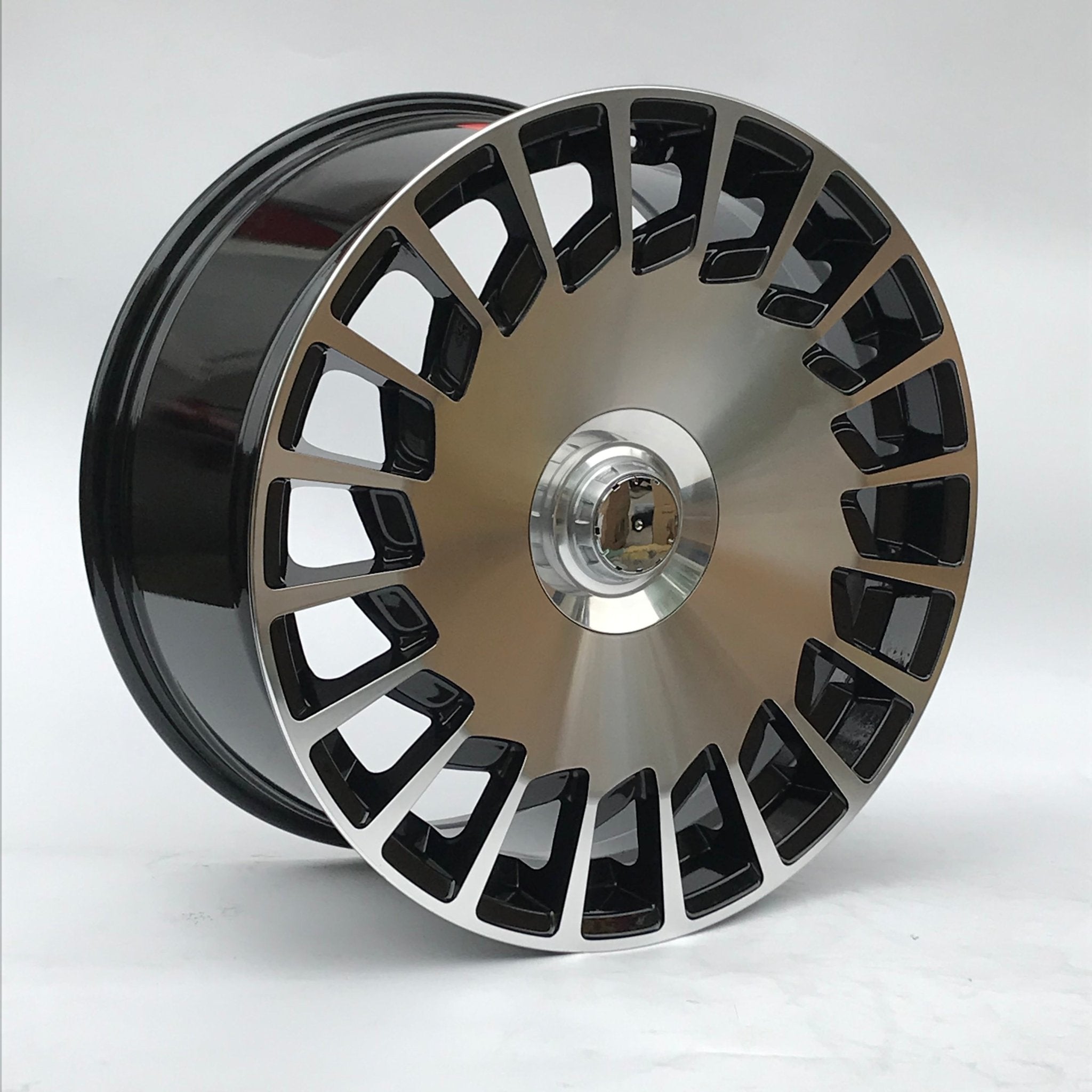 W835 Black Machined Face 20x8.5 ET35 5x112 CB66.6 - Gun Hill Tire House (WTW - WHOLESALE TIRES & WHEELS)