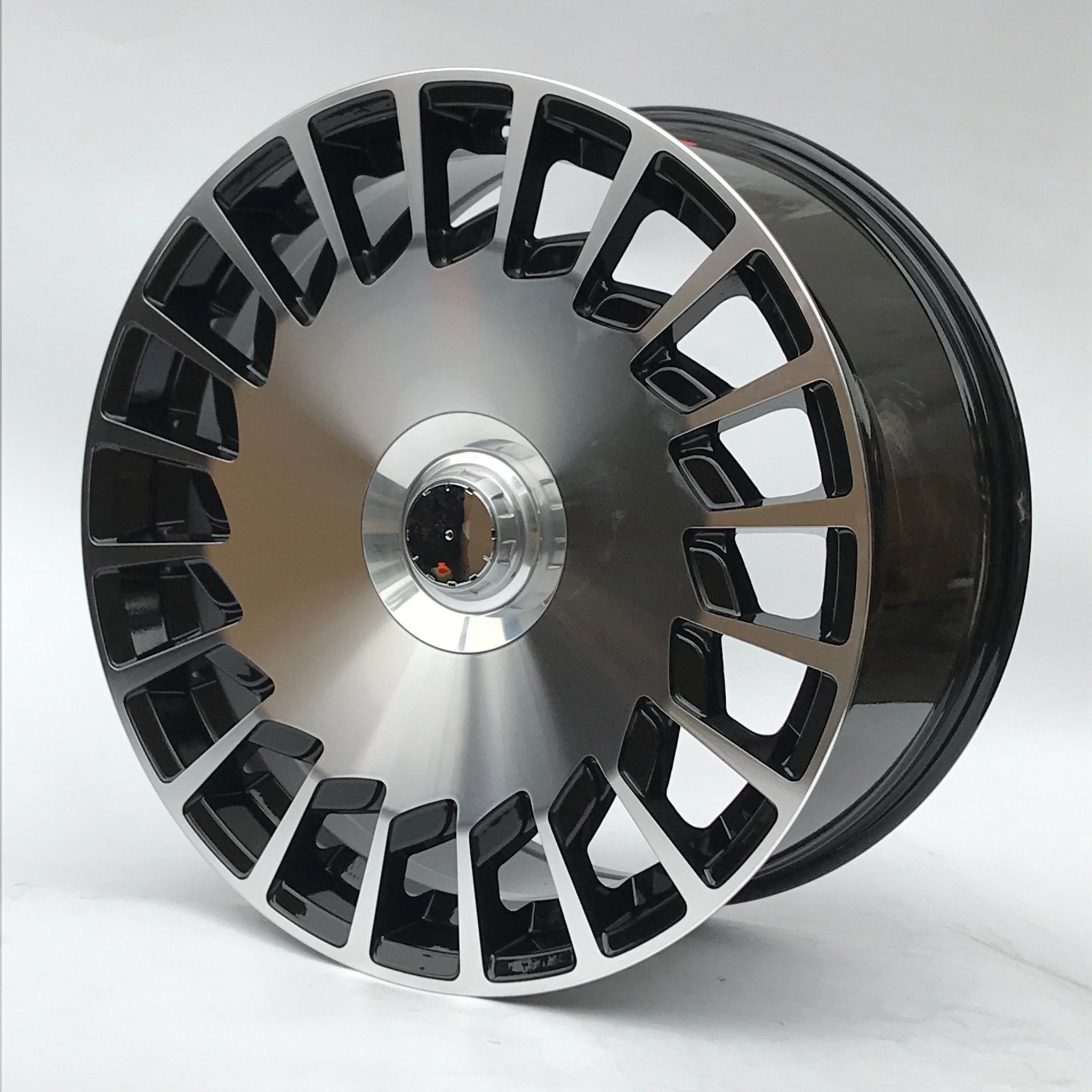 W835 Black Machined Face 20x8.5 ET35 5x112 CB66.6 - Gun Hill Tire House (WTW - WHOLESALE TIRES & WHEELS)