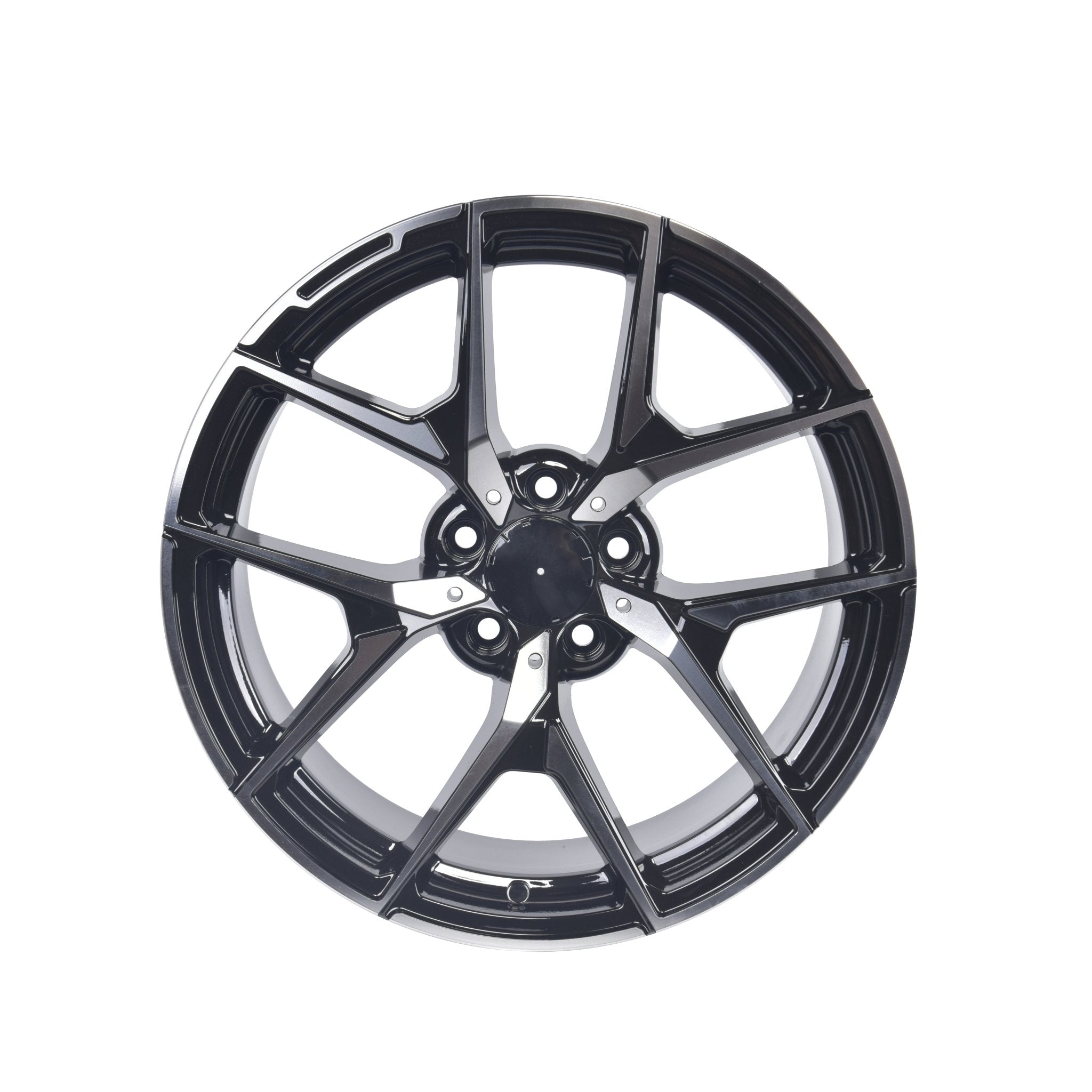 W838 Black Machined Face 20x9.5 ET45 5x112 CB66.6 - Gun Hill Tire House (WTW - WHOLESALE TIRES & WHEELS)