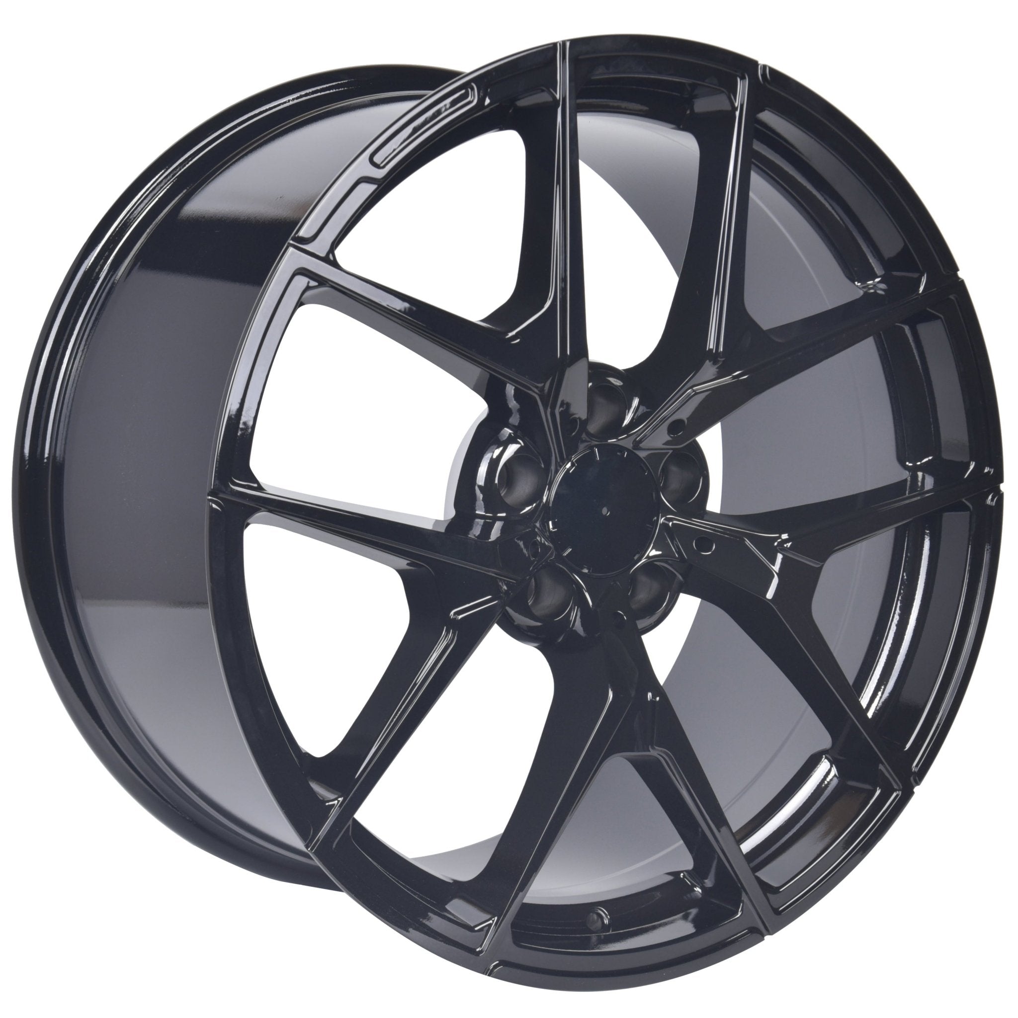 W838 Gloss Black 20x8.5 ET30 5x112 CB66.6 - Gun Hill Tire House (WTW - WHOLESALE TIRES & WHEELS)