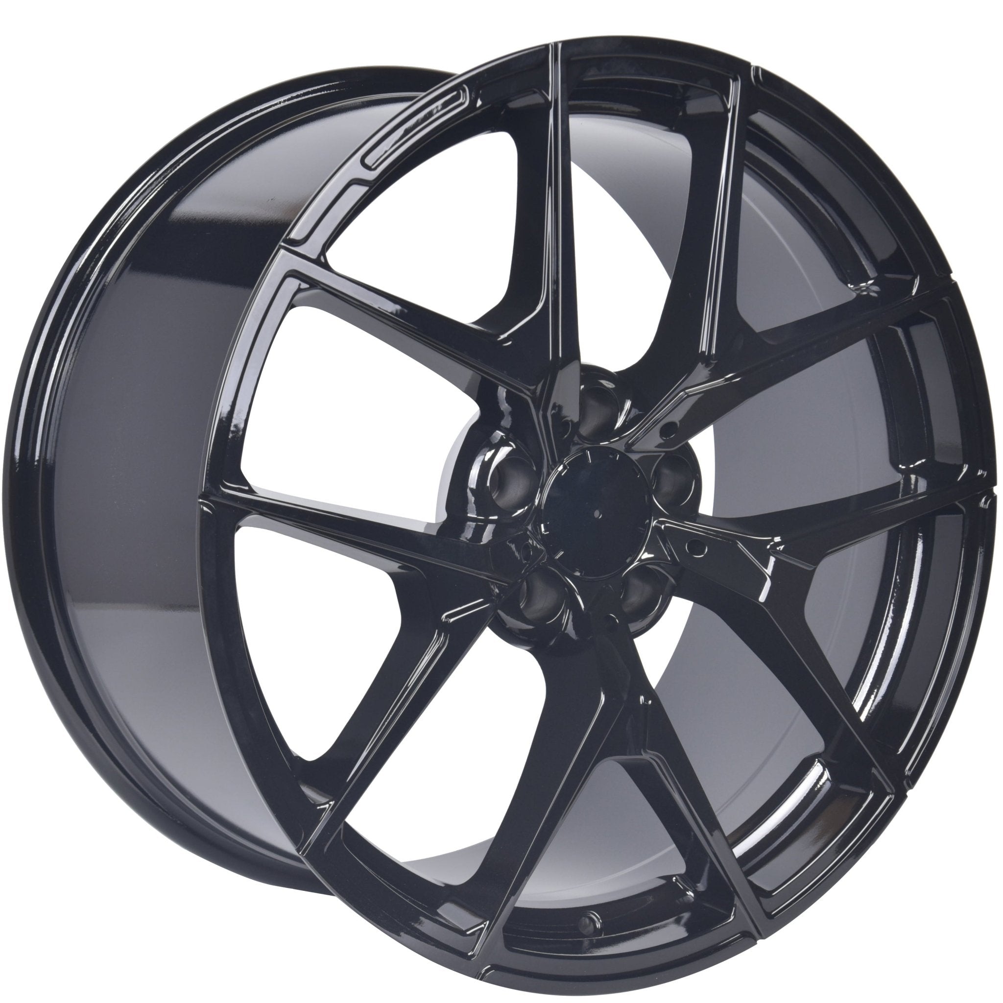 W838 Gloss Black 20x9.5 ET35 5x112 CB66.6 - Gun Hill Tire House (WTW - WHOLESALE TIRES & WHEELS)