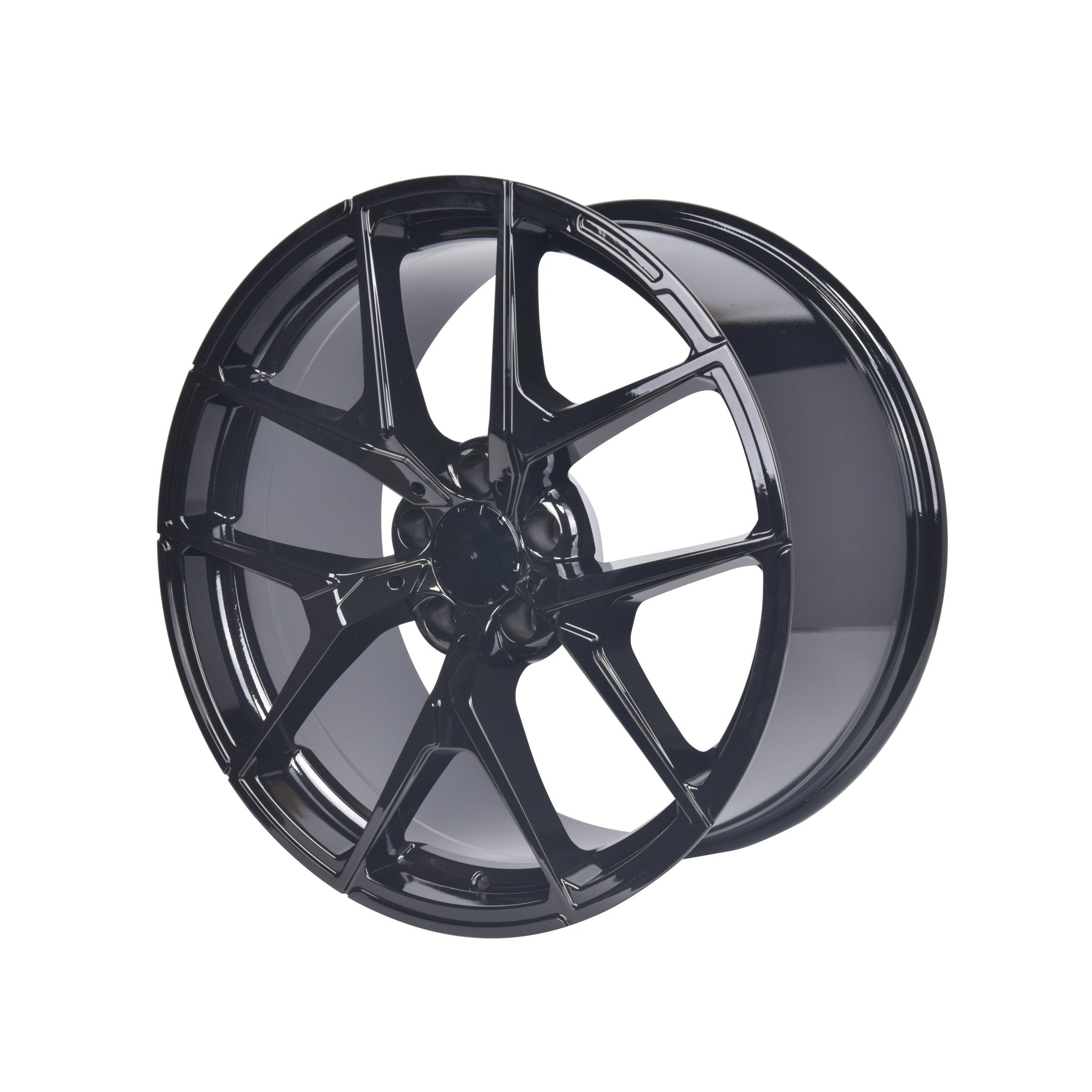W838 Gloss Black 18x9.5 ET35 5x112 CB66.6 - Gun Hill Tire House (WTW - WHOLESALE TIRES & WHEELS)