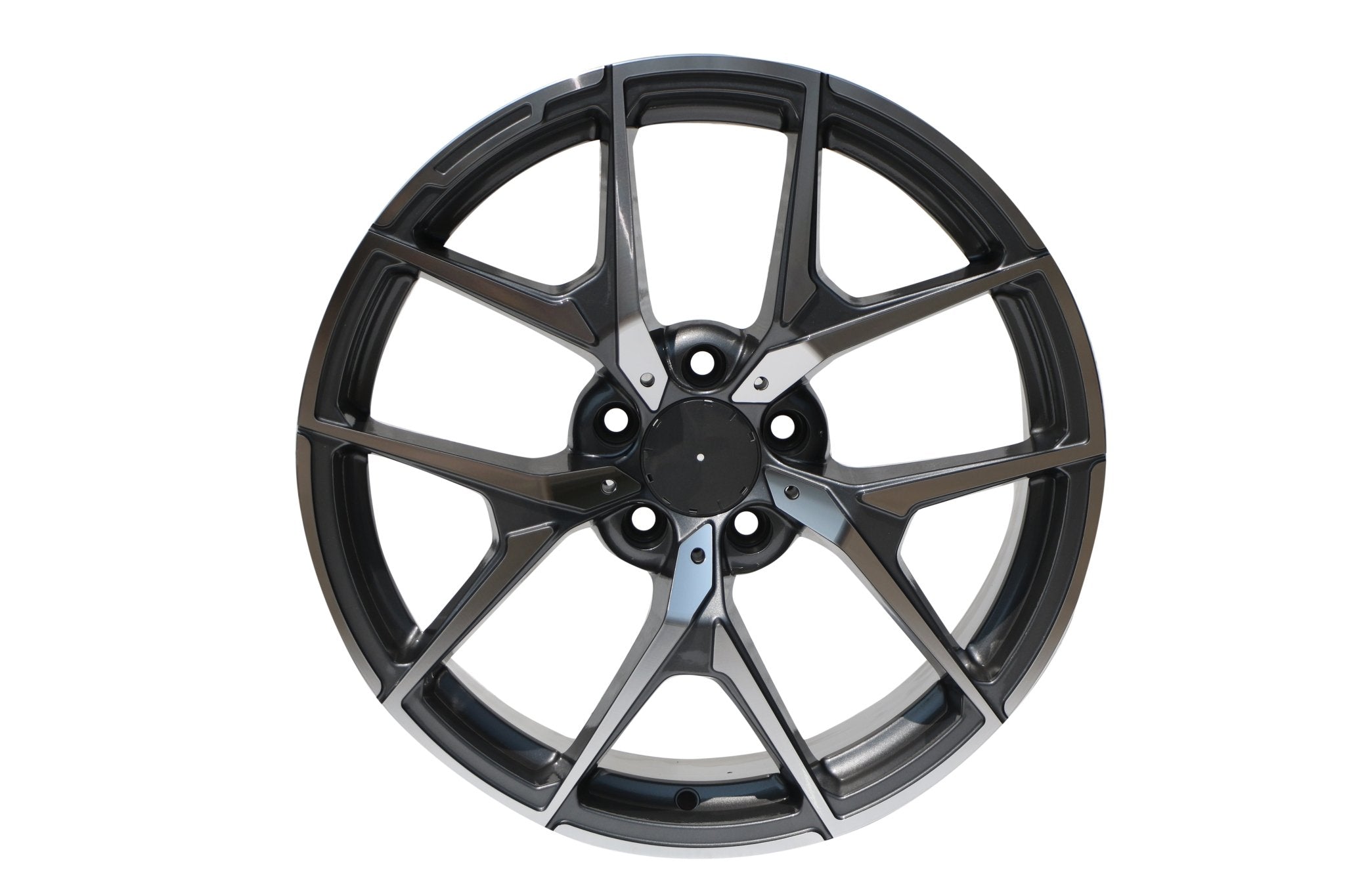 W838 D1225 Gunmetal Machined Face 20*9.5 ET45 5x112 CB66.6 - Gun Hill Tire House (WTW - WHOLESALE TIRES & WHEELS)