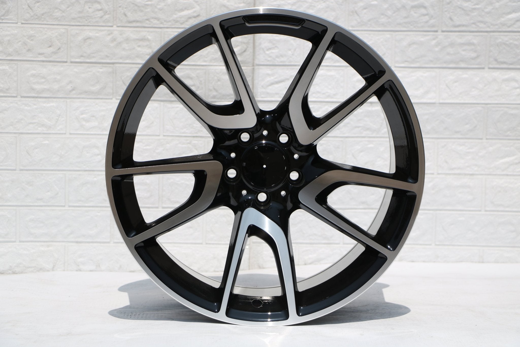 W839 Black Machined Face 20x9.5 ET35 5x112 CB66.6 - Gun Hill Tire House (WTW - WHOLESALE TIRES & WHEELS)