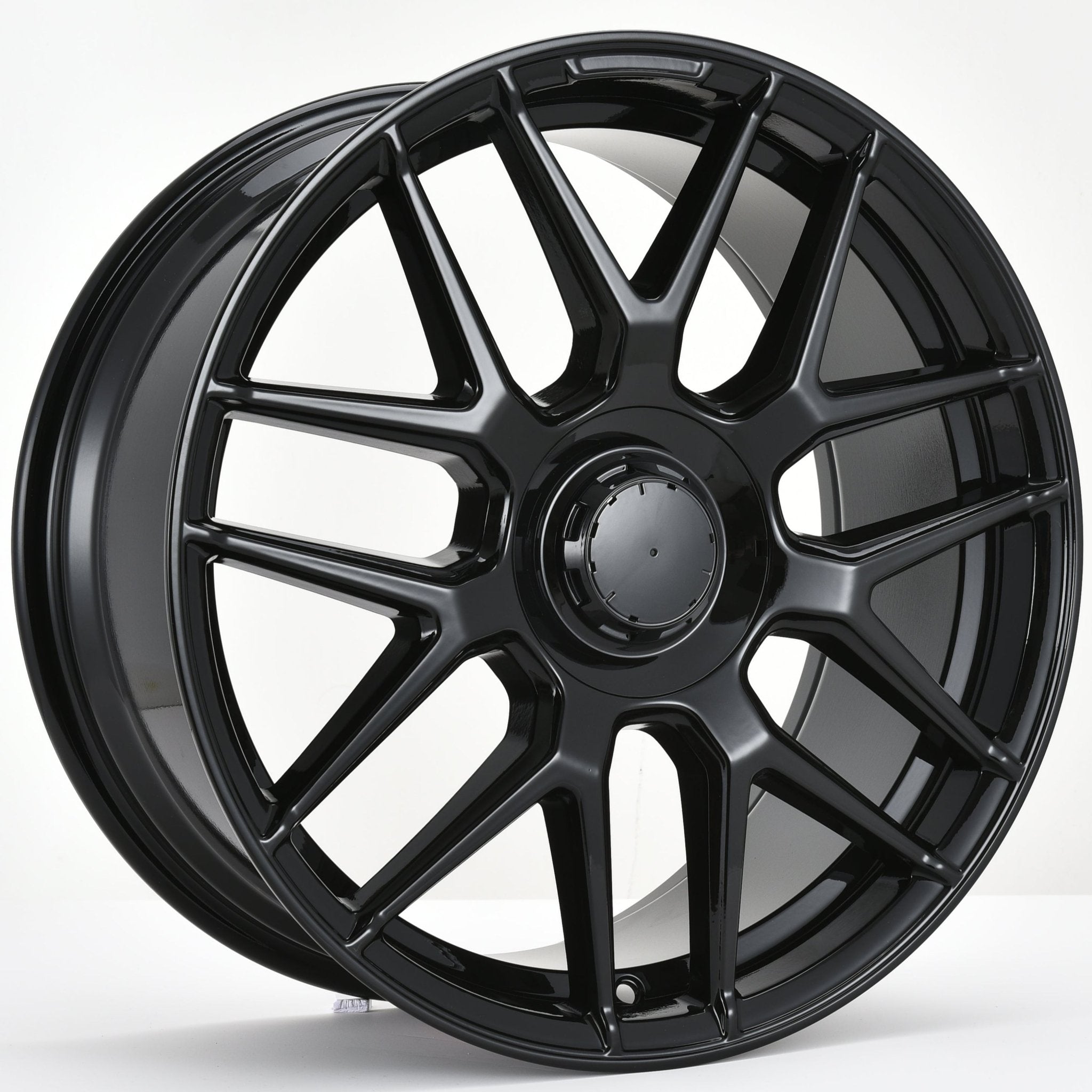 W840 1258A Gloss Black 22x10.0 ET48 5x112 CB66.6 OLD CAP - Gun Hill Tire House (WTW - WHOLESALE TIRES & WHEELS)