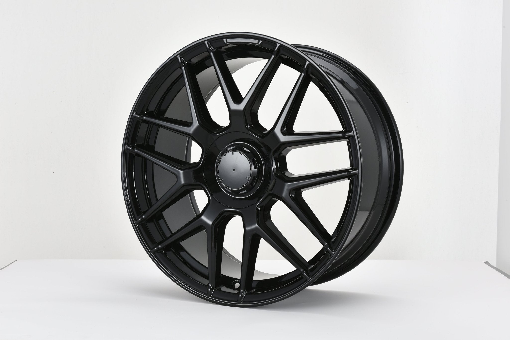 W840 1258A Gloss Black 22x10.0 ET48 5x112 CB66.6 OLD CAP - Gun Hill Tire House (WTW - WHOLESALE TIRES & WHEELS)