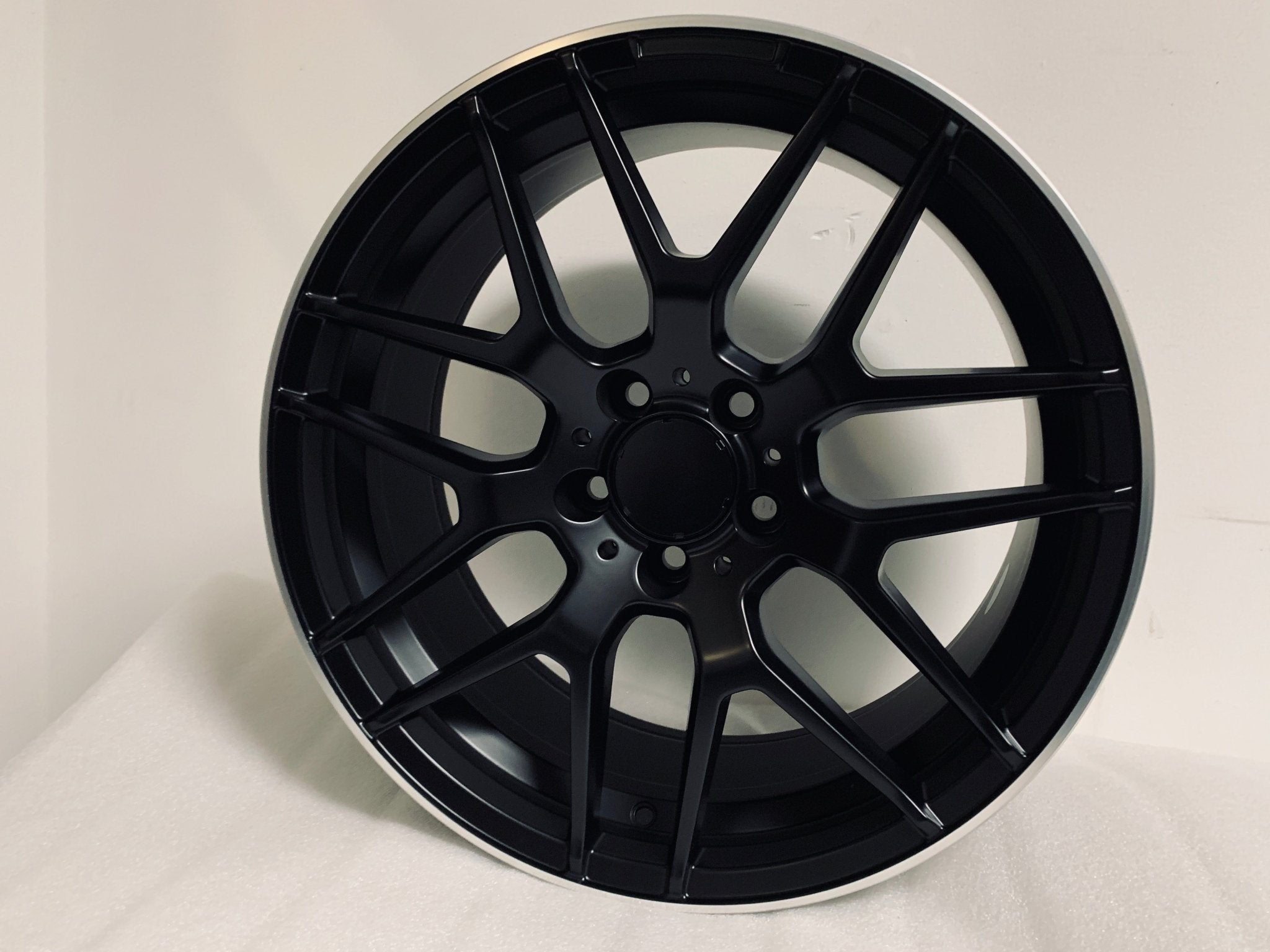 W840 1258A Satin Black Machined Lip 22x10.0 ET48 5x130 CB84.1 OLD CAP - Gun Hill Tire House (WTW - WHOLESALE TIRES & WHEELS)