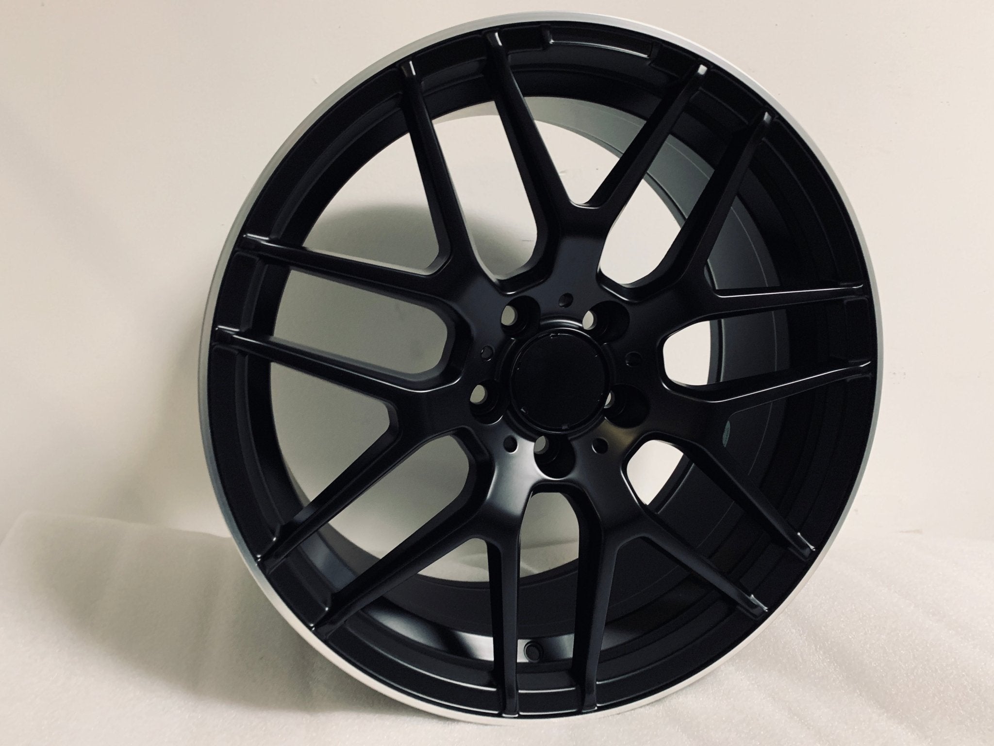 W840 1258A Satin Black Machined Lip 22x10.0 ET48 5x130 CB84.1 OLD CAP - Gun Hill Tire House (WTW - WHOLESALE TIRES & WHEELS)