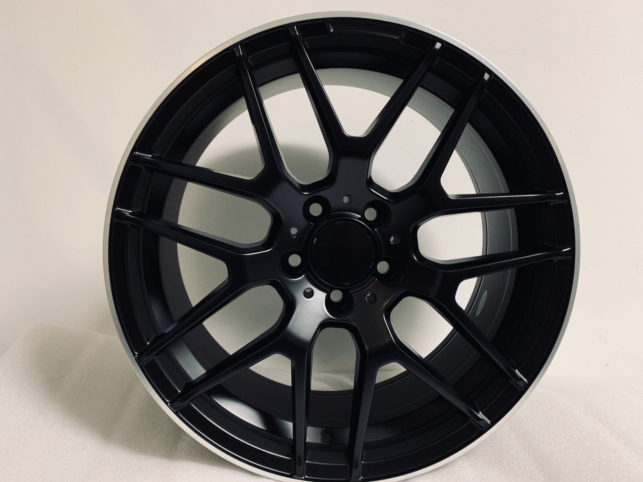W840 1258A Satin Black Machined Lip 22x10.0 ET48 5x130 CB84.1 OLD CAP - Gun Hill Tire House (WTW - WHOLESALE TIRES & WHEELS)