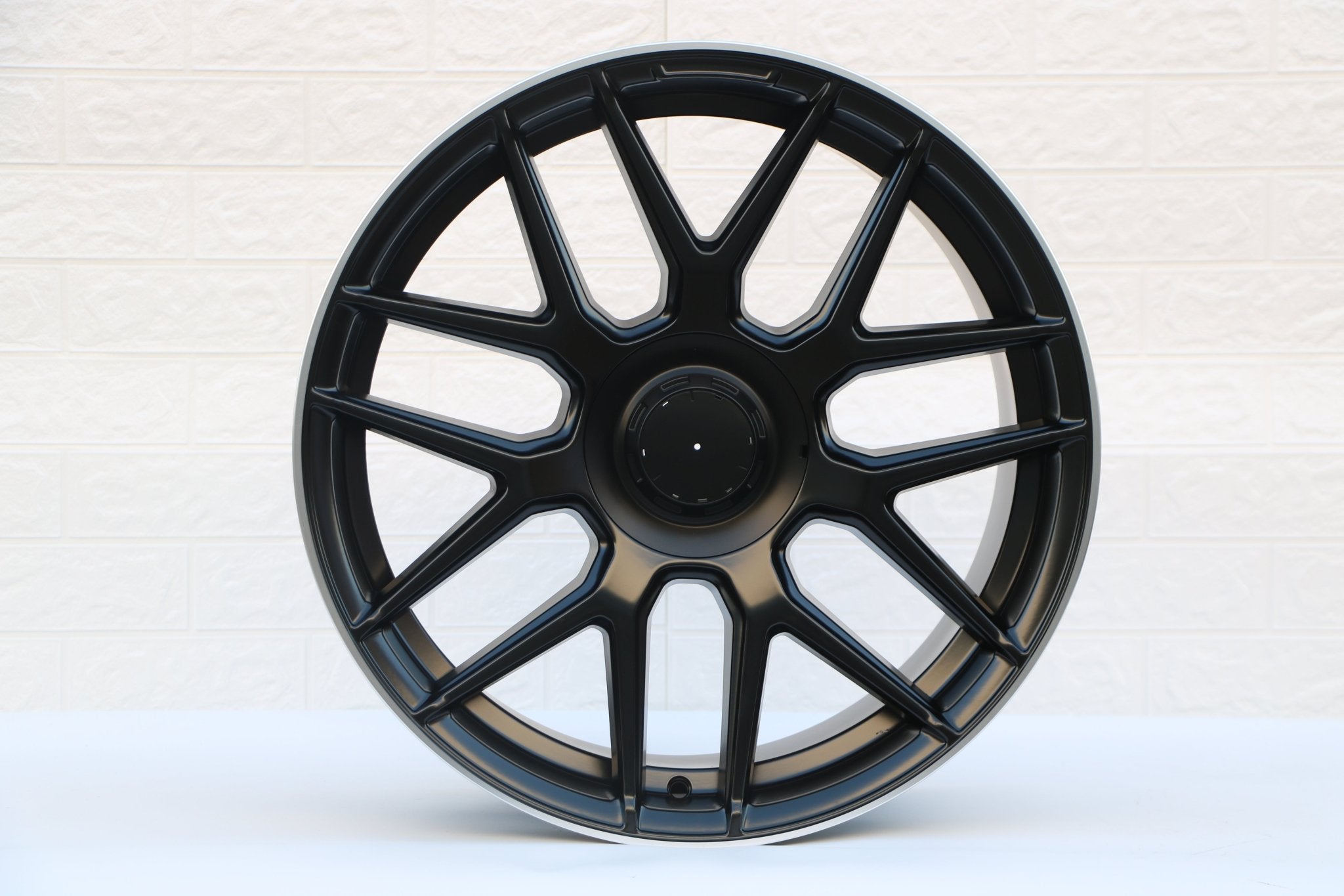 W840 1258A Satin Black Machined Lip 22x10.0 ET48 5x130 CB84.1 OLD CAP - Gun Hill Tire House (WTW - WHOLESALE TIRES & WHEELS)