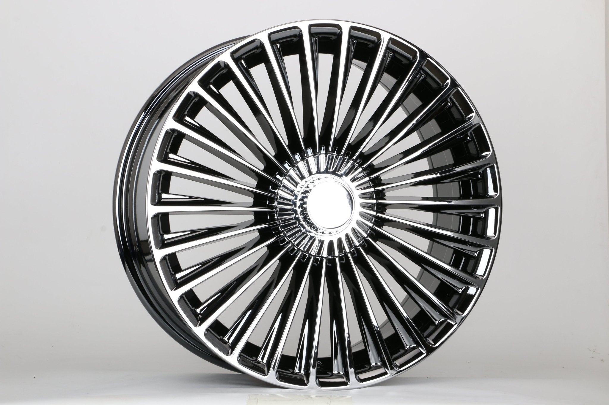 W841 D1866 Black Chrome 20x9.5 ET38 5x112 CB66.6 - Gun Hill Tire House (WTW - WHOLESALE TIRES & WHEELS)