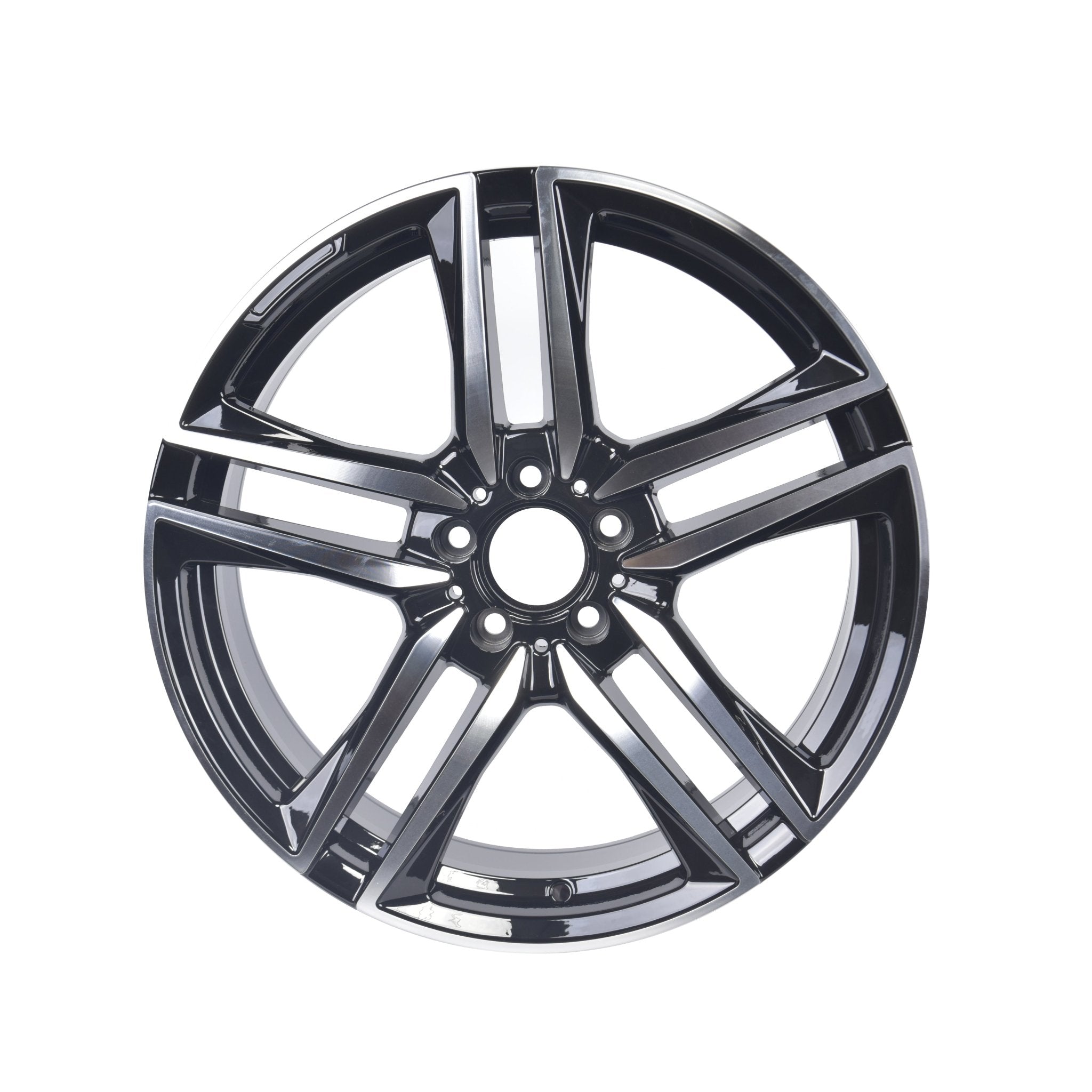 W845 1558 Black Machined Face 19x8.5 ET32 CB66.6 - Gun Hill Tire House (WTW - WHOLESALE TIRES & WHEELS)