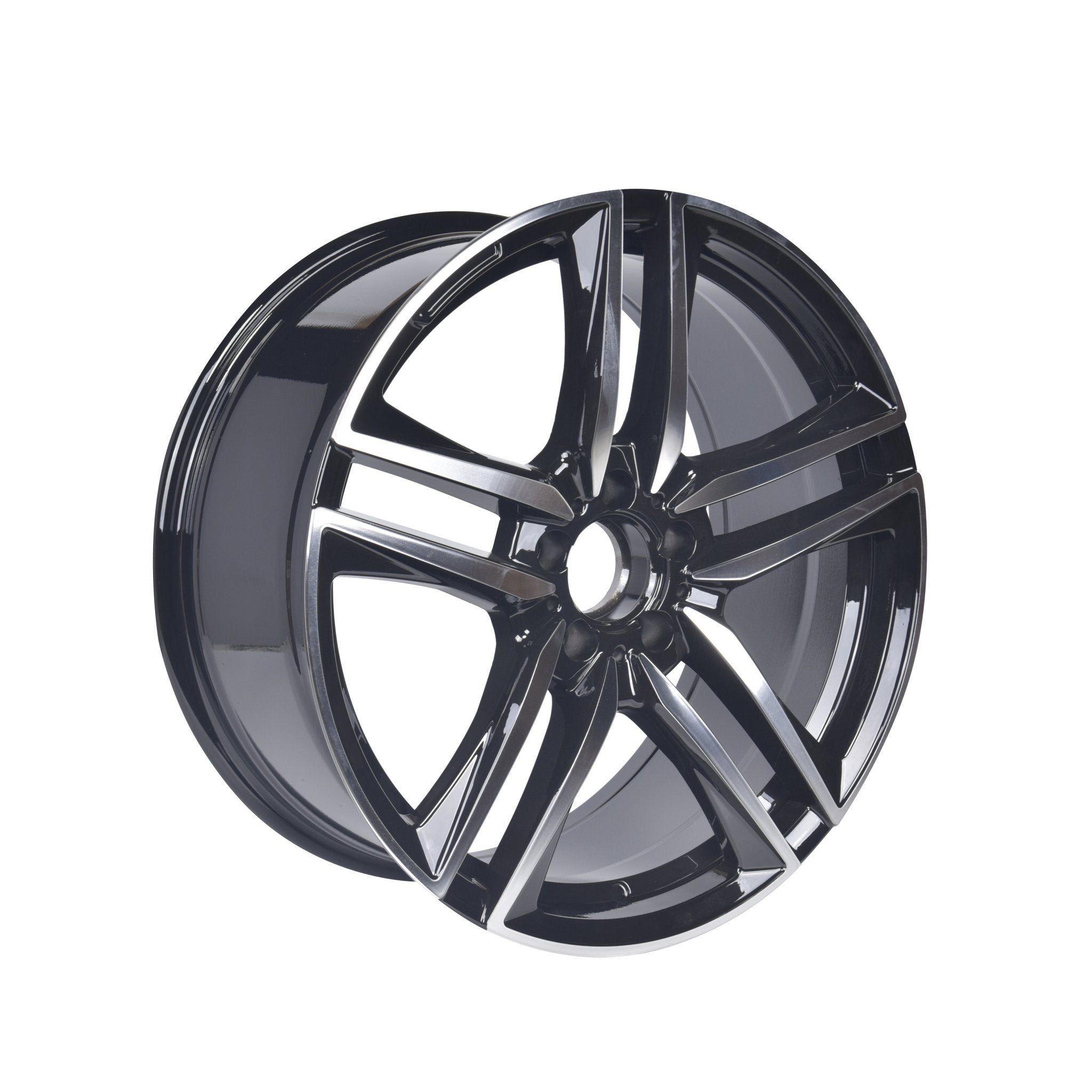 W845 1558 Black Machined Face 19x8.5 ET32 CB66.6 - Gun Hill Tire House (WTW - WHOLESALE TIRES & WHEELS)