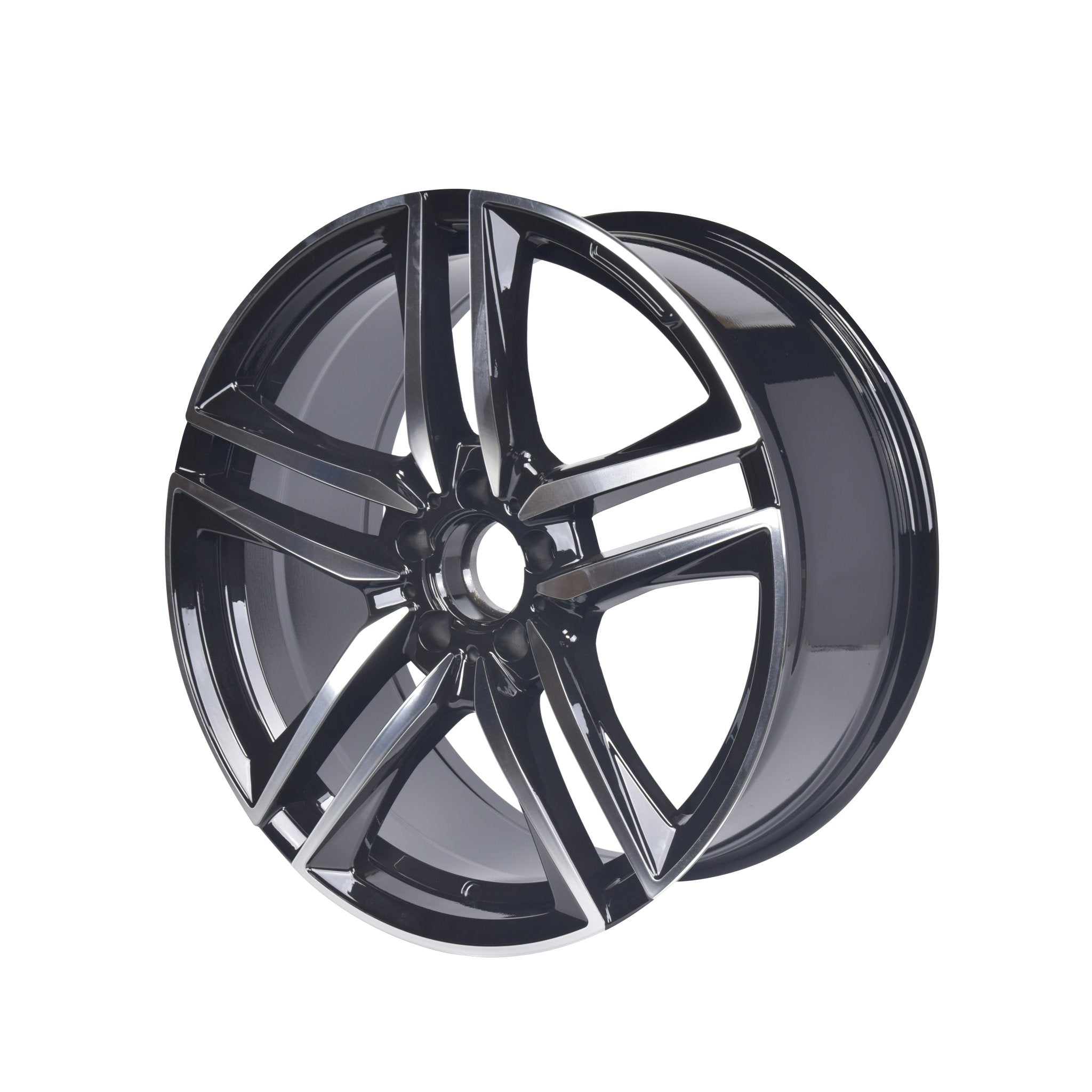 W845 1558 Black Machined Face 19x8.5 ET32 CB66.6 - Gun Hill Tire House (WTW - WHOLESALE TIRES & WHEELS)