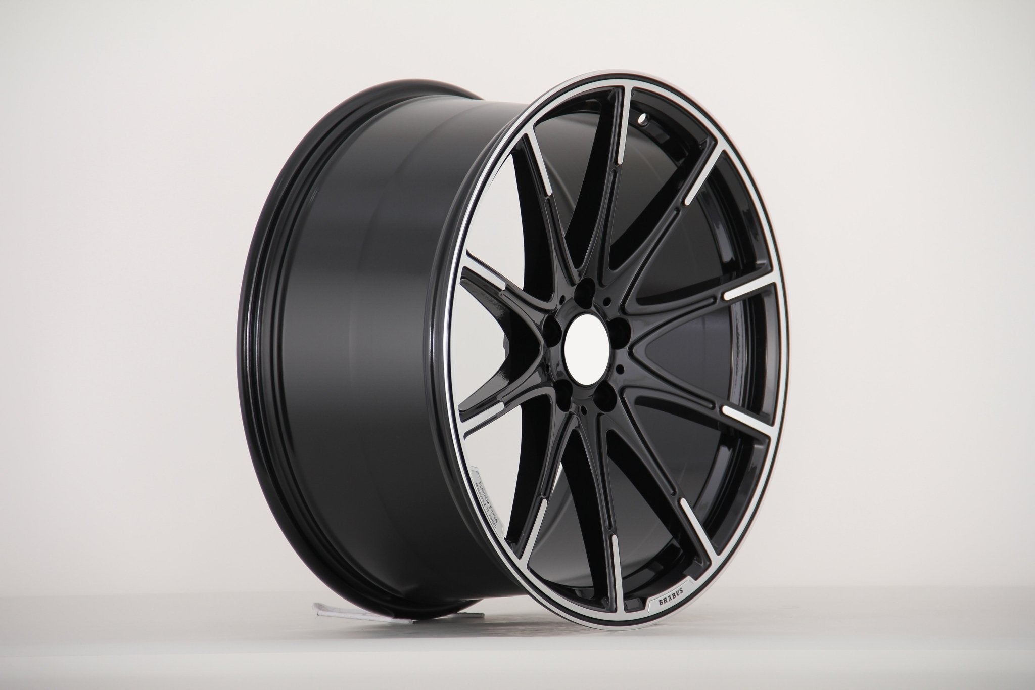 W846 8124 Black Machined Face 20x9.5 ET42 5x112 CB66.6 - Gun Hill Tire House (WTW - WHOLESALE TIRES & WHEELS)