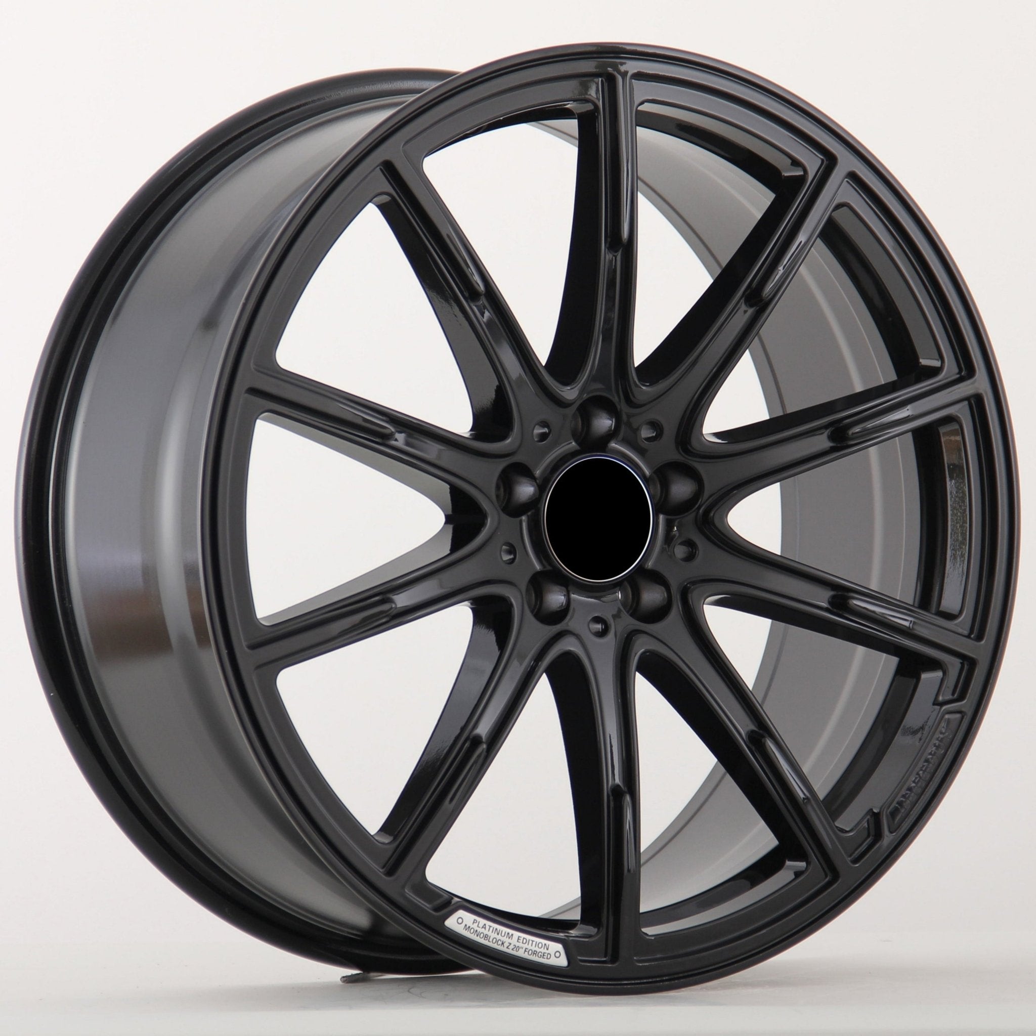 W846 8124 Gloss Black 20x9.5 ET42 5x112 CB66.6 - Gun Hill Tire House (WTW - WHOLESALE TIRES & WHEELS)