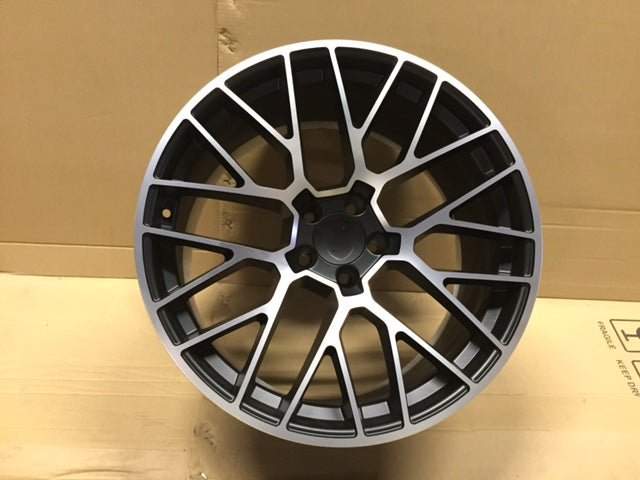 W854 XH1379 Black Machined Face 20x9.0 ET26 5x112 CB66.6 - Gun Hill Tire House (WTW - WHOLESALE TIRES & WHEELS)