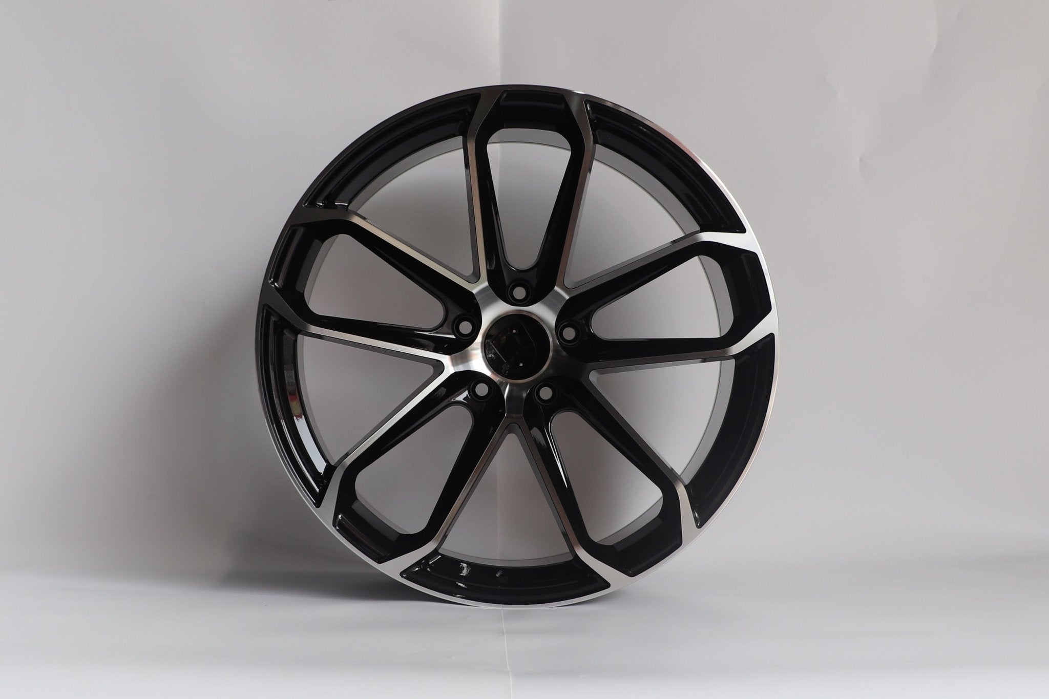 W861 D1869 Black Machine Face 22x11.5 ET61 5x130 CB71.5 - Gun Hill Tire House (WTW - WHOLESALE TIRES & WHEELS)