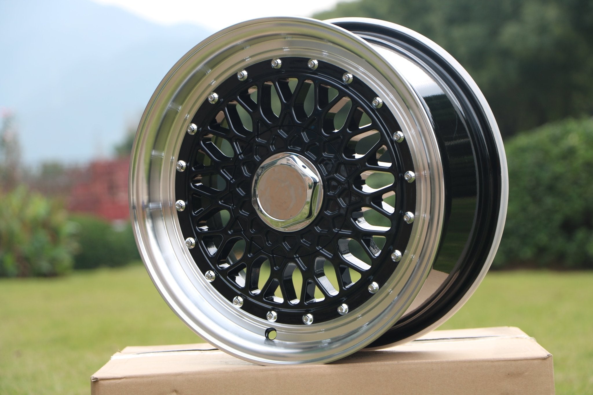 W883 479 Black Machined Lip 22x9.0 ET30 5x112/114.3/120 CB73.1 C479 - 03 - B - Gun Hill Tire House (WTW - WHOLESALE TIRES & WHEELS)