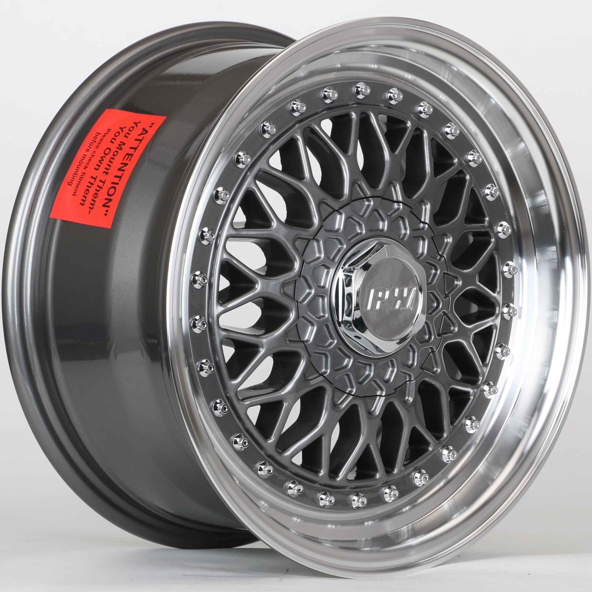 W883 479 Gunmetal Machined Lip 20x8.5 ET35 5x112/114.3/120 CB 73.1 - Gun Hill Tire House (WTW - WHOLESALE TIRES & WHEELS)