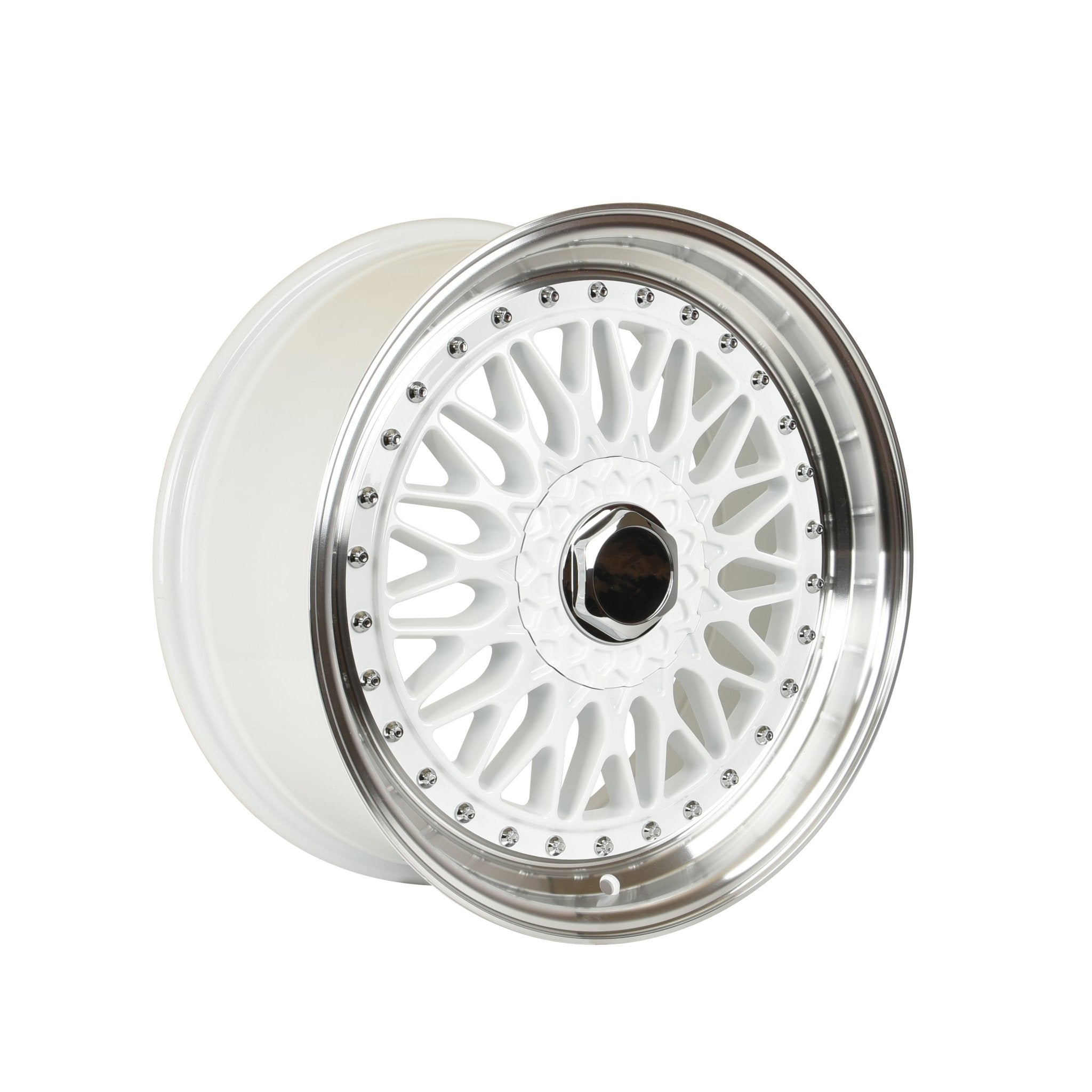 W883 White Machine Face 18x9.0 ET35 5x120/114.3 CB 73.1 - Gun Hill Tire House (WTW - WHOLESALE TIRES & WHEELS)