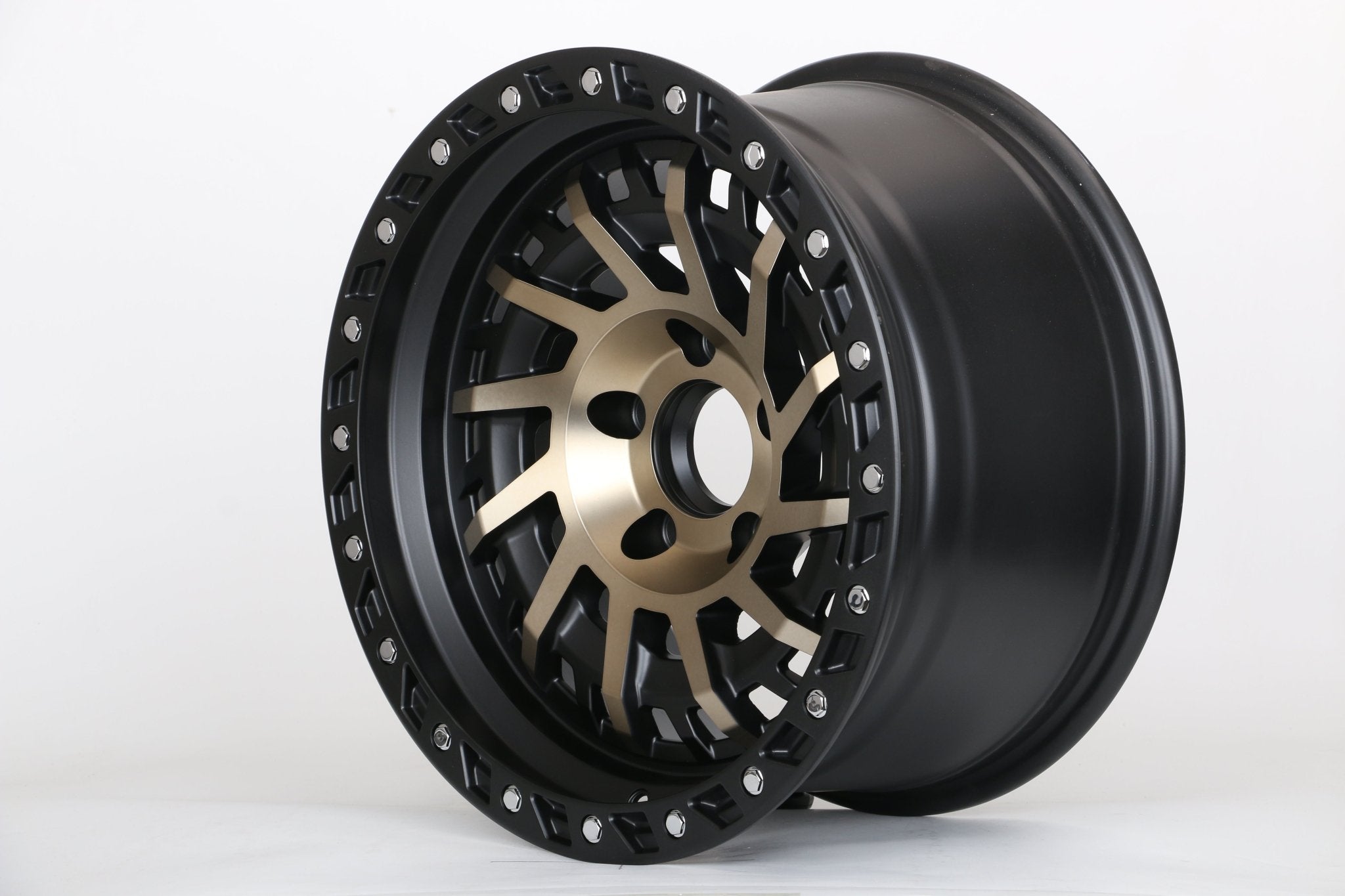 W9001 iV - 471 Satin Black + Bronze 17x9.0 ET - 12 5x127 CB71.6 - Gun Hill Tire House (WTW - WHOLESALE TIRES & WHEELS)