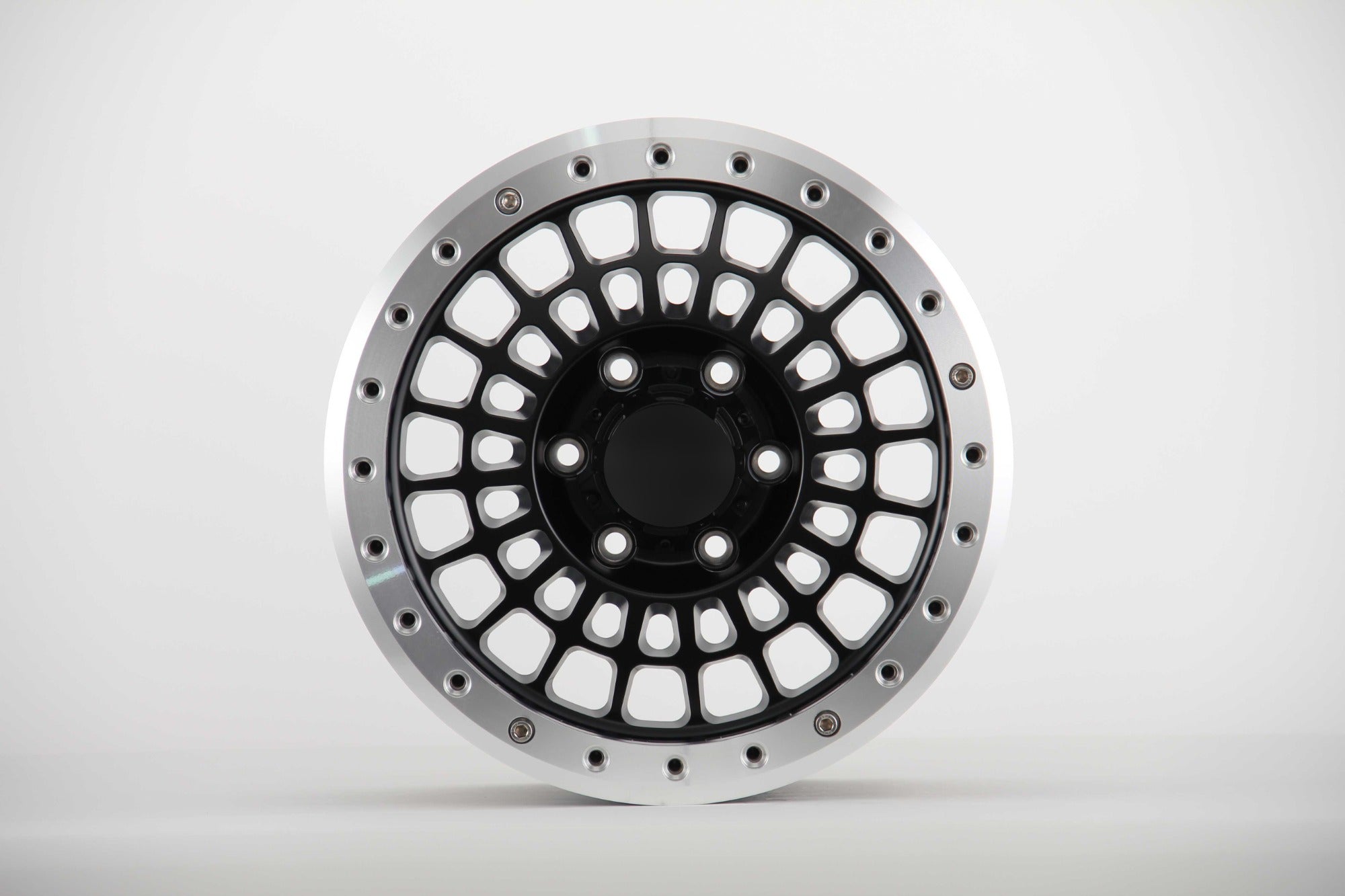 W902 418 Matt Black 17x8.5 ET - 12 5x127 CB71.56 Beadlock - Gun Hill Tire House (WTW - WHOLESALE TIRES & WHEELS)