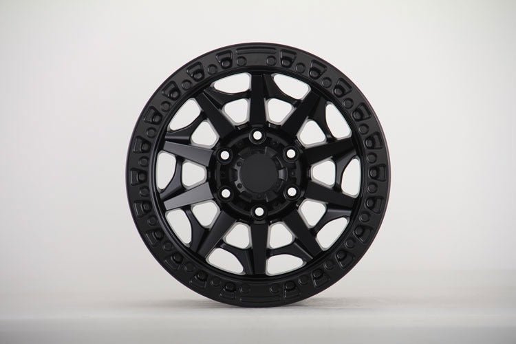W909 1950 Satin Black 17x9.0 ET0 6x139.7 CB110 - Gun Hill Tire House (WTW - WHOLESALE TIRES & WHEELS)