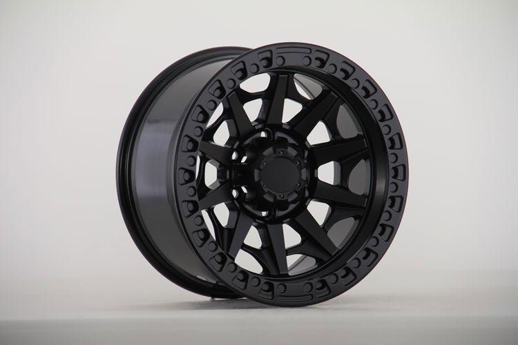 W909 1950 Satin Black 17x9.0 ET0 6x139.7 CB110 - Gun Hill Tire House (WTW - WHOLESALE TIRES & WHEELS)