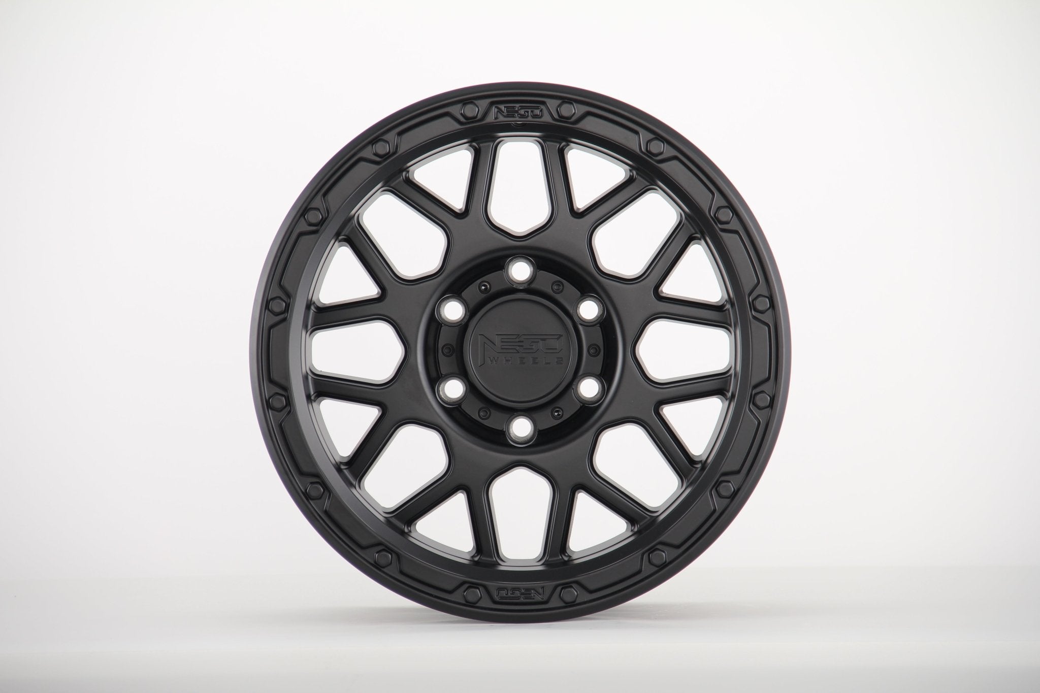 W915 N03 Satin Black 17x8.5 ET0 5x127 CB71.56 - Gun Hill Tire House (WTW - WHOLESALE TIRES & WHEELS)