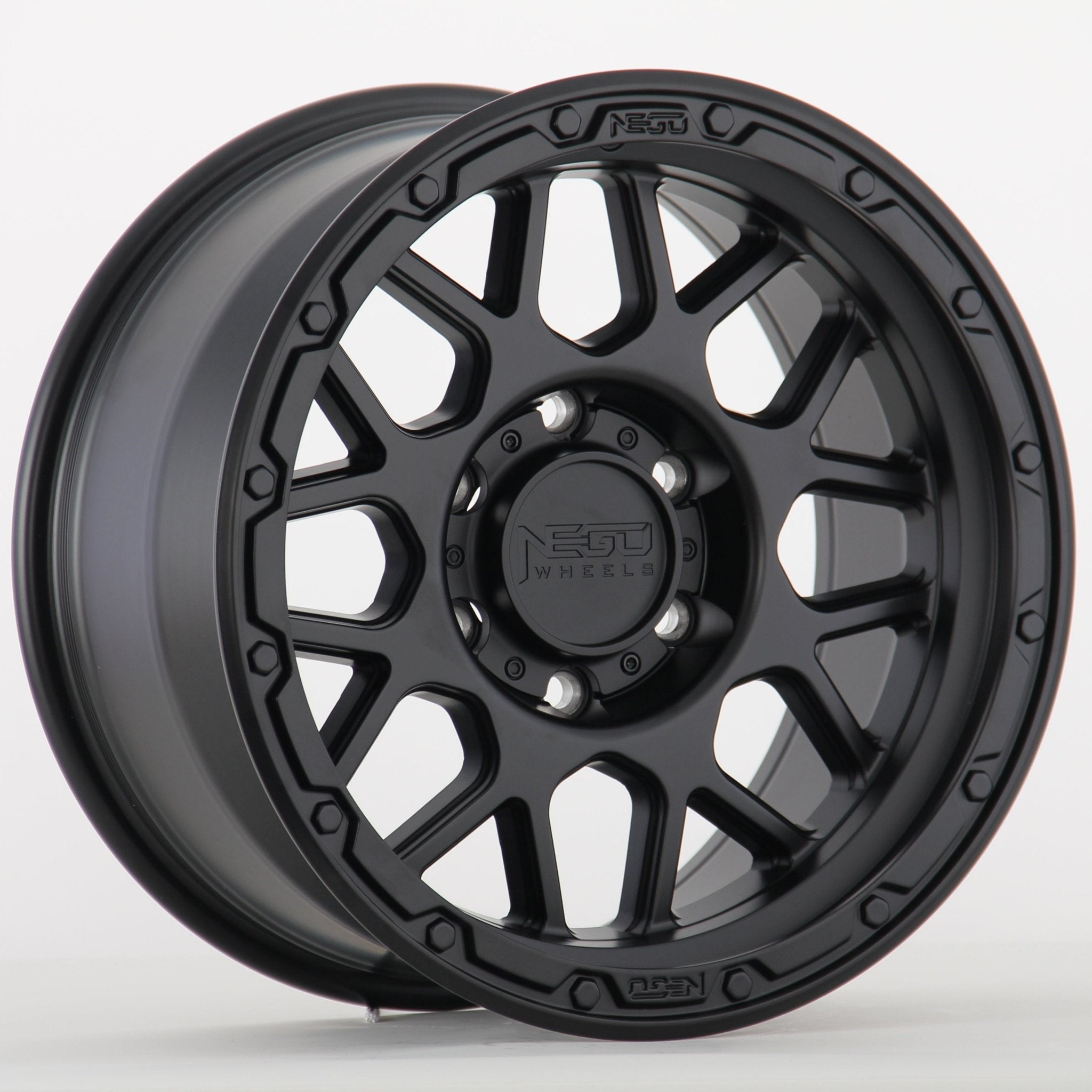 W915 N03 Satin Black 17x8.5 ET0 5x127 CB71.56 - Gun Hill Tire House (WTW - WHOLESALE TIRES & WHEELS)