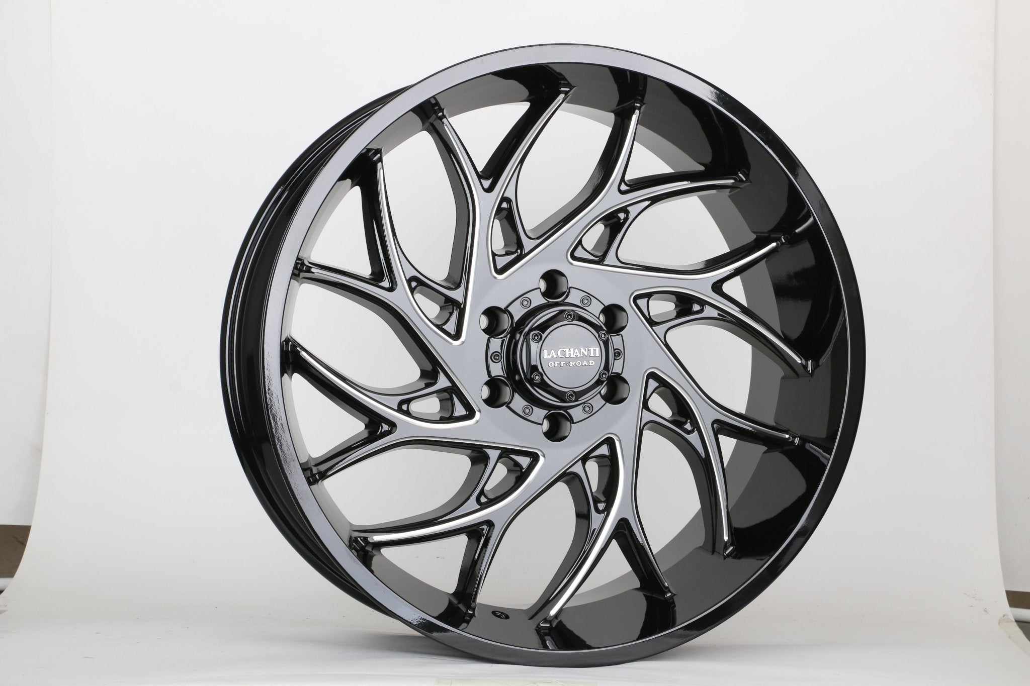 W922 1681 Gloss Black Milled 22x10 ET12 6x139.7 CB106.1 C1681 - 03 - B - Gun Hill Tire House (WTW - WHOLESALE TIRES & WHEELS)