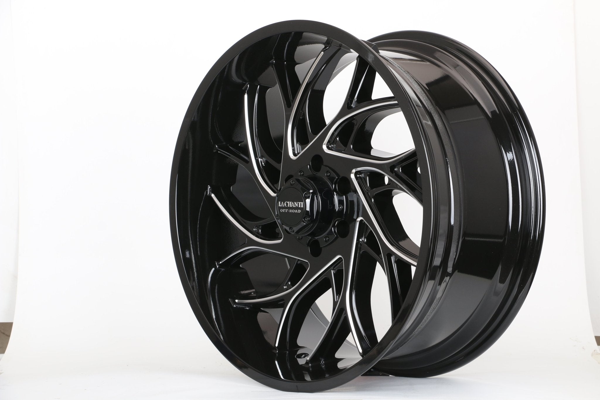 W922 1681 Gloss Black Milled 22x10 ET12 6x139.7 CB106.1 C1681 - 03 - B - Gun Hill Tire House (WTW - WHOLESALE TIRES & WHEELS)