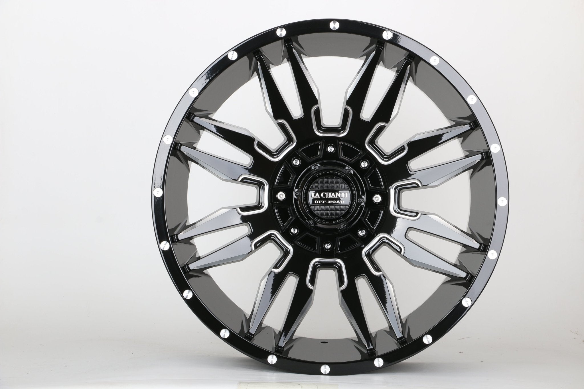 W924 1737 Gloss Black Milled 20x10 ET0 6x135/139.7 CB106.1 C1217 - B - Gun Hill Tire House (WTW - WHOLESALE TIRES & WHEELS)