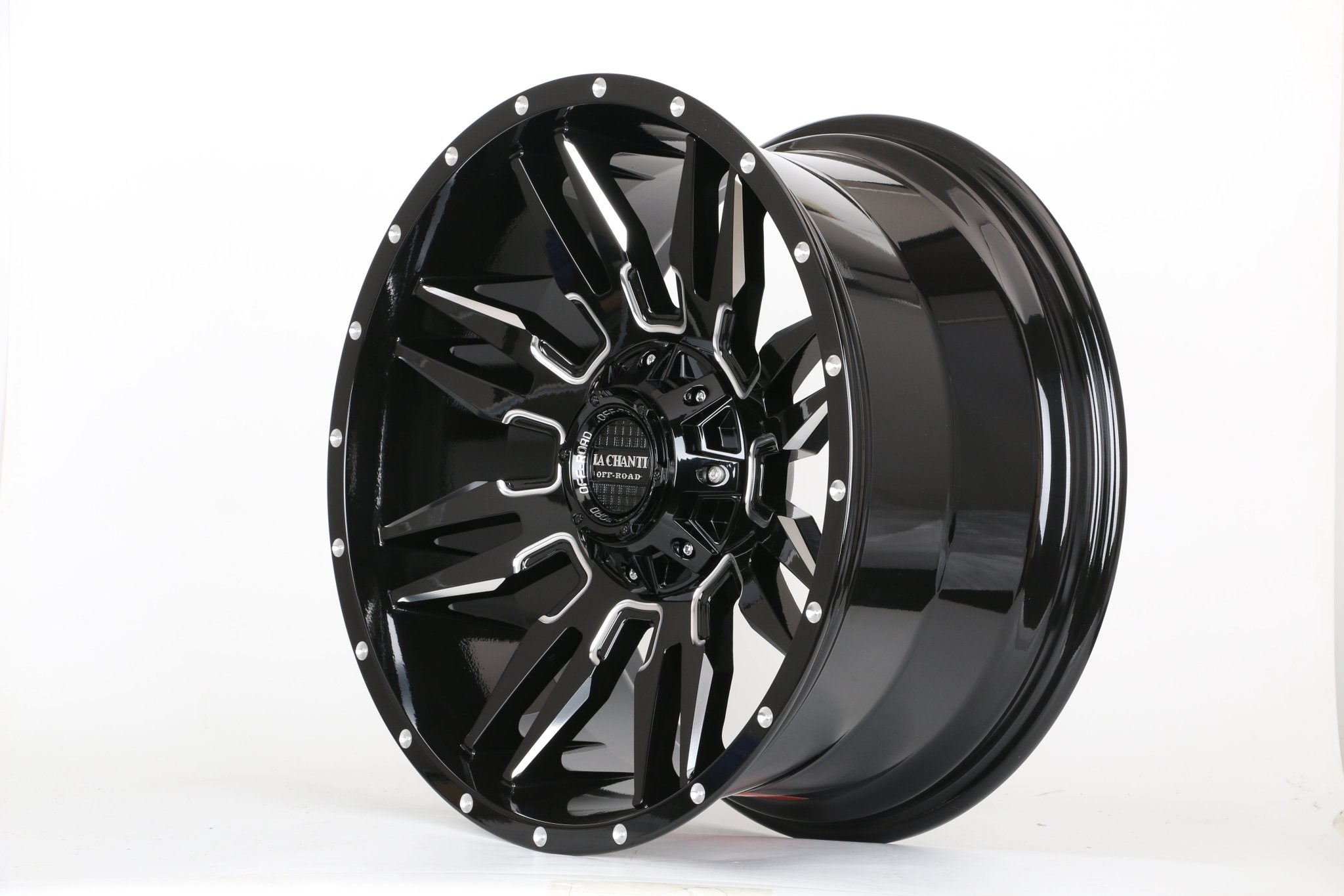 W924 1737 Gloss Black Milled 20x10 ET0 6x135/139.7 CB106.1 C1217 - B - Gun Hill Tire House (WTW - WHOLESALE TIRES & WHEELS)