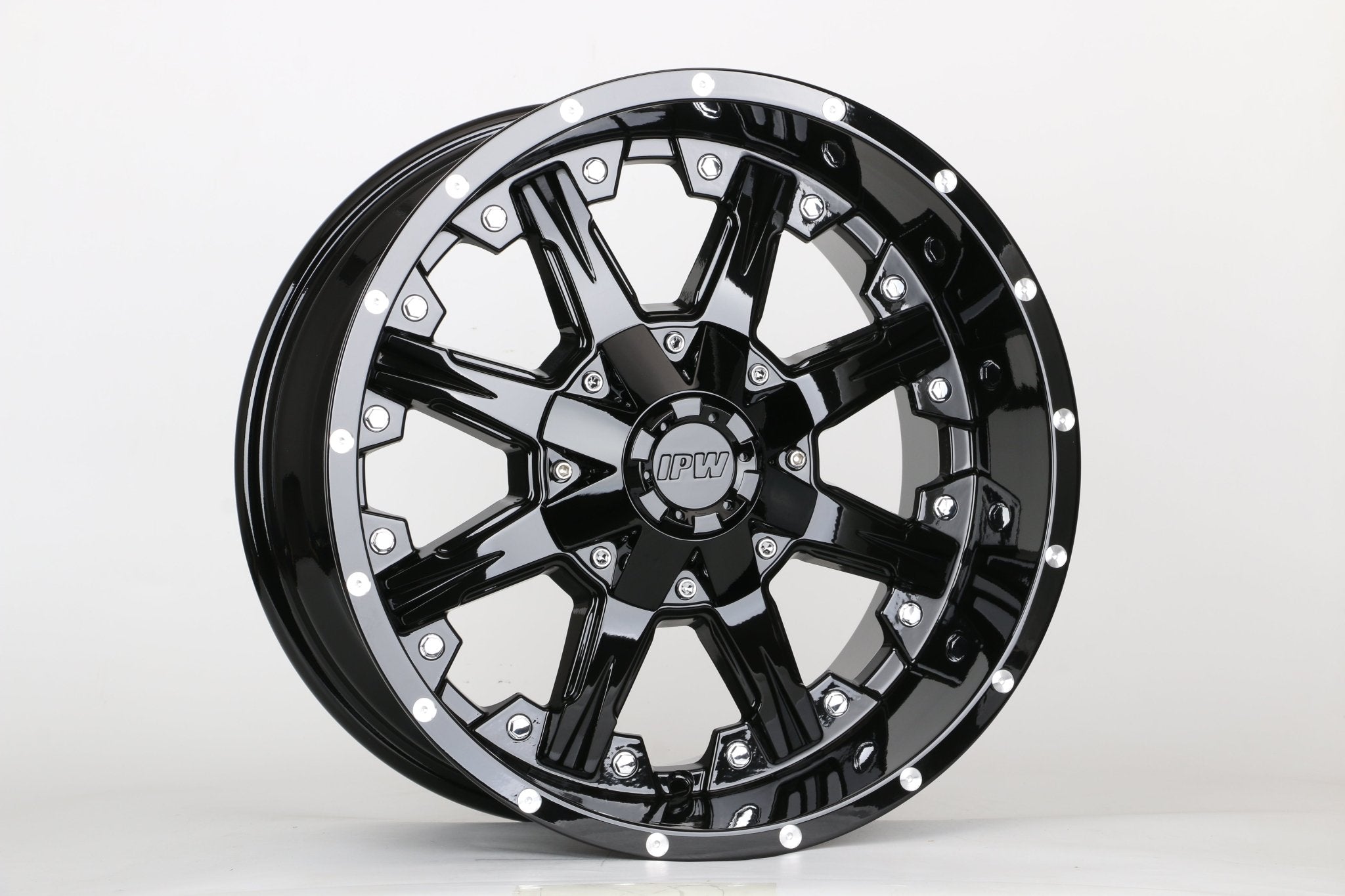 W927 1818 Gloss Black Milled 17x9.0 ET0 5x127 CB71.5 C1521IPW - B - Gun Hill Tire House (WTW - WHOLESALE TIRES & WHEELS)