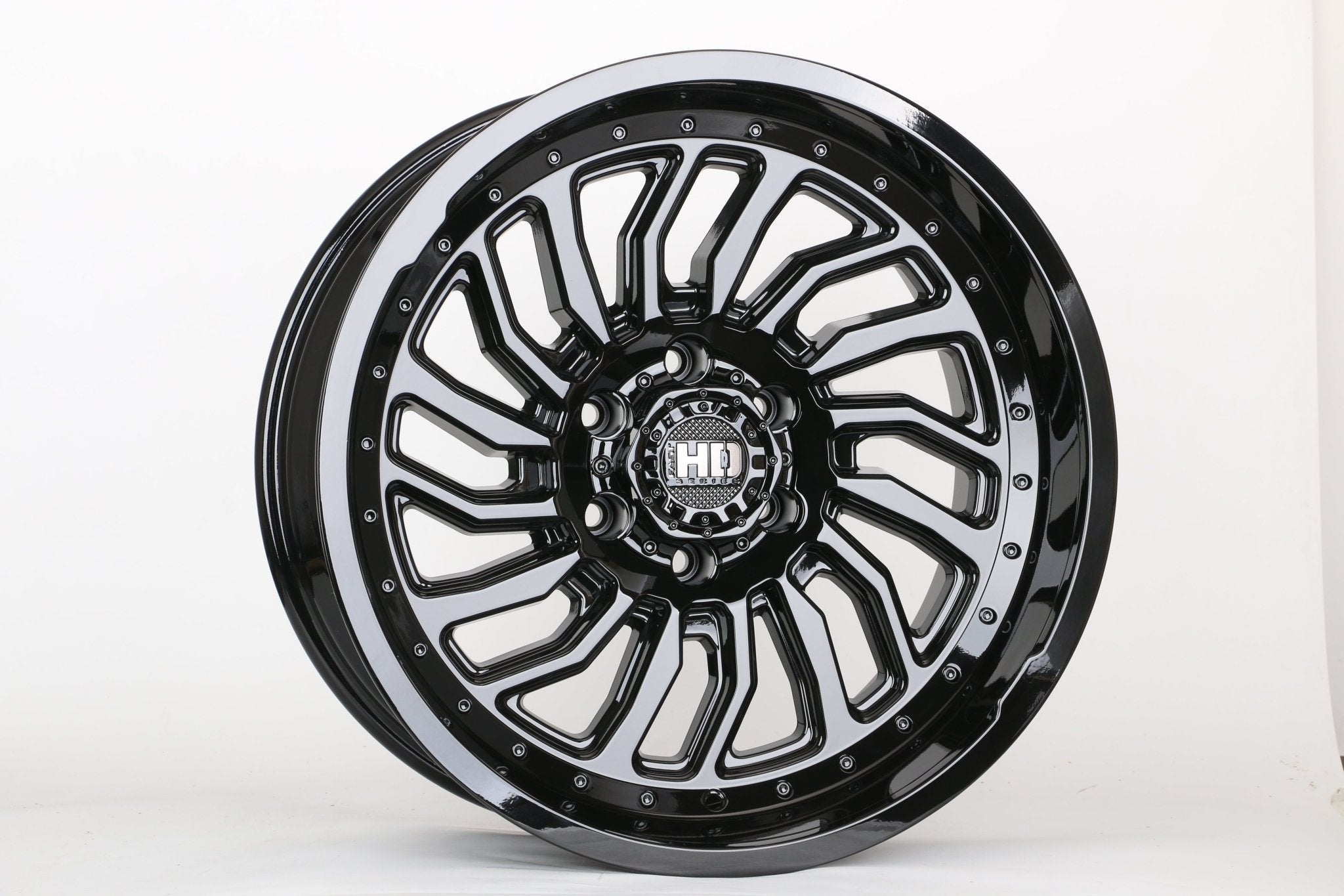 W928 1757A Gloss Black 20x10 ET - 15 6x139.7 CB106.1 CF267 - 6 - B - Gun Hill Tire House (WTW - WHOLESALE TIRES & WHEELS)